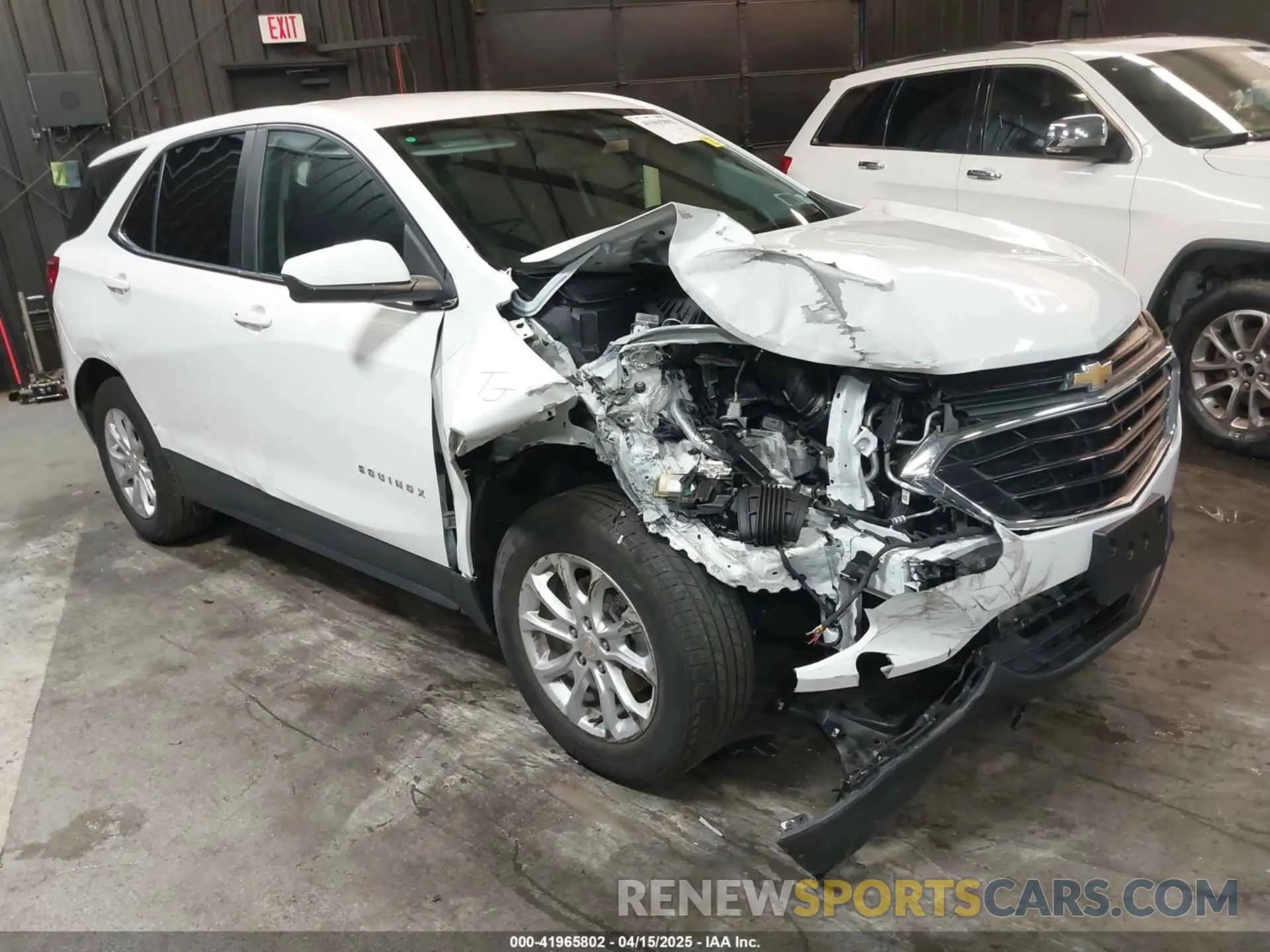 1 Photograph of a damaged car 3GNAXKEV8MS125818 CHEVROLET EQUINOX 2021