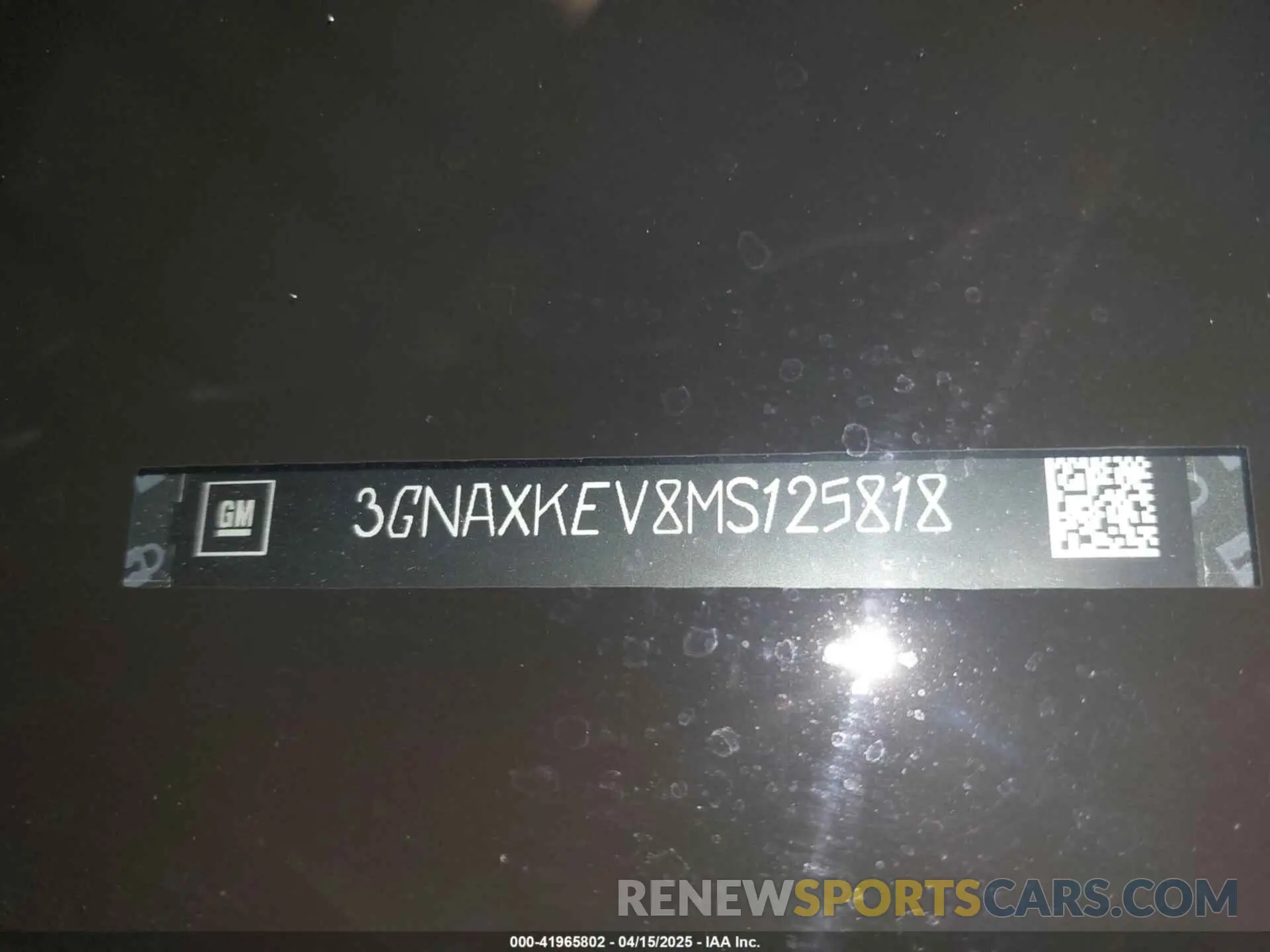18 Photograph of a damaged car 3GNAXKEV8MS125818 CHEVROLET EQUINOX 2021