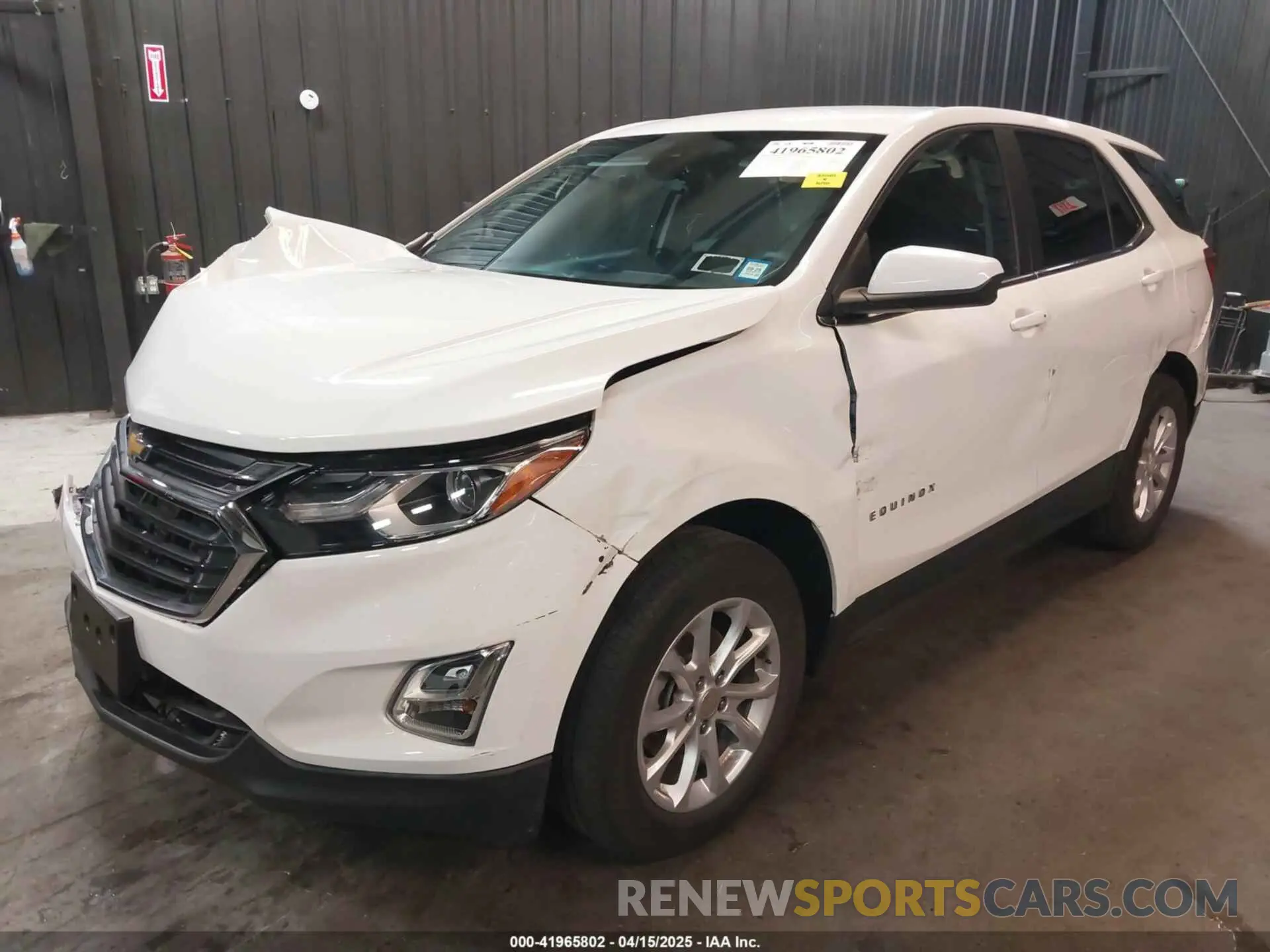 2 Photograph of a damaged car 3GNAXKEV8MS125818 CHEVROLET EQUINOX 2021