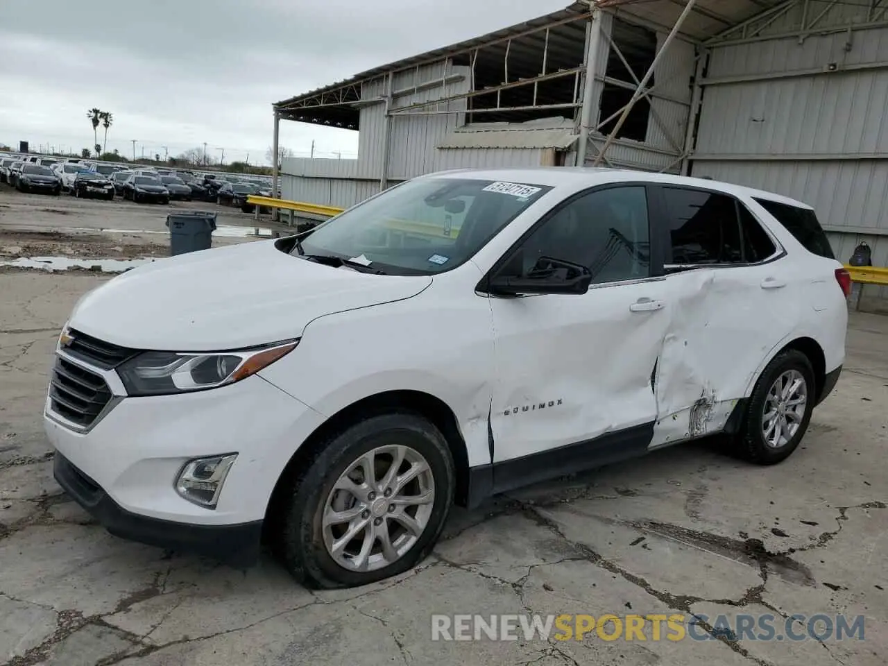 1 Photograph of a damaged car 3GNAXKEV8MS129349 CHEVROLET EQUINOX 2021