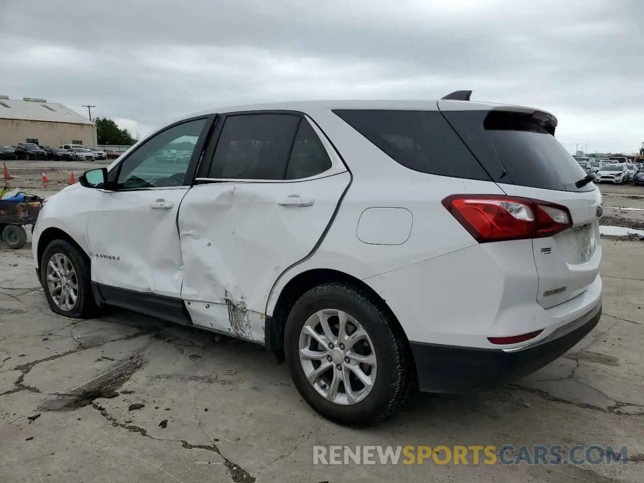 2 Photograph of a damaged car 3GNAXKEV8MS129349 CHEVROLET EQUINOX 2021