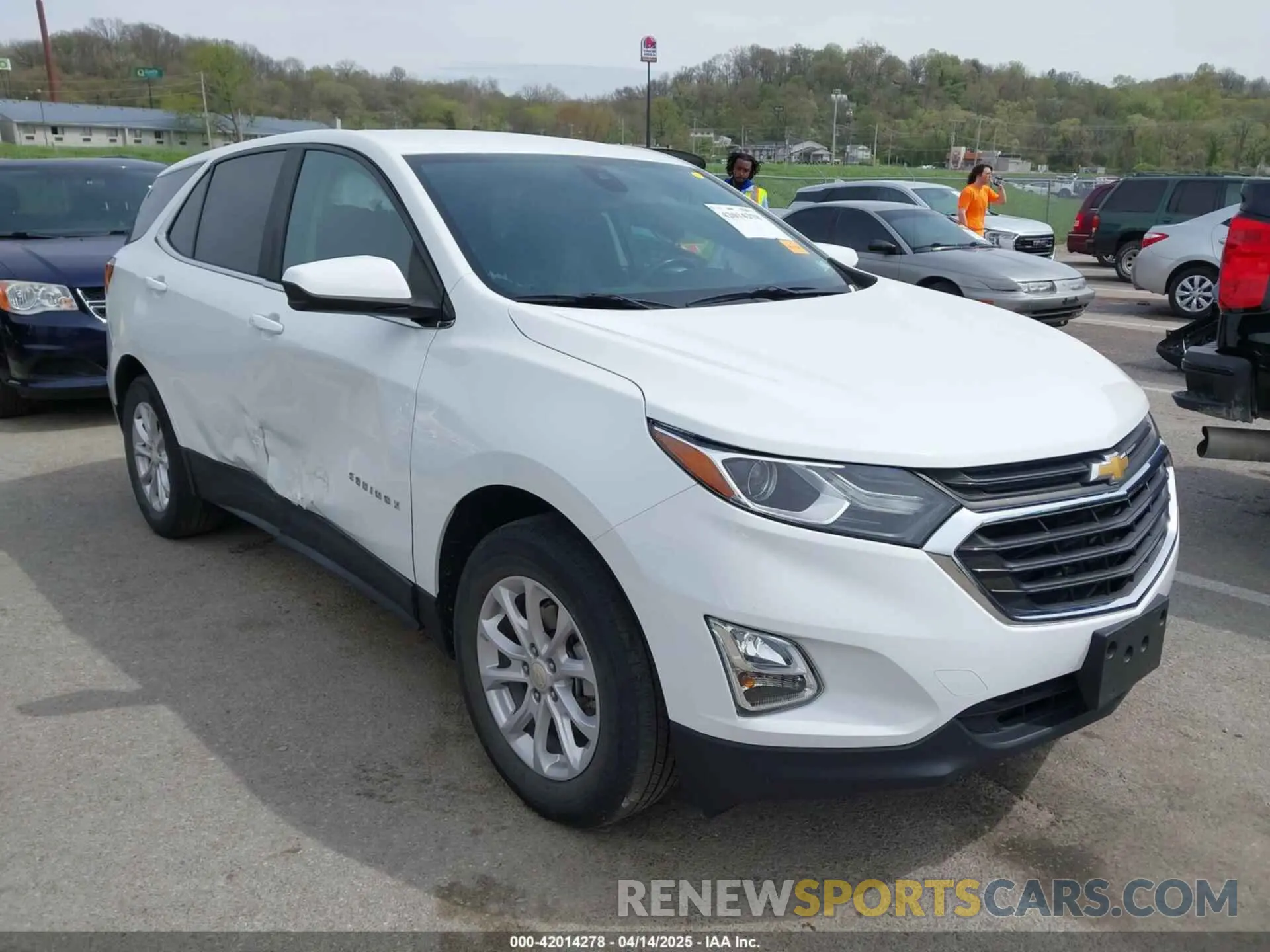 1 Photograph of a damaged car 3GNAXKEV8MS140559 CHEVROLET EQUINOX 2021