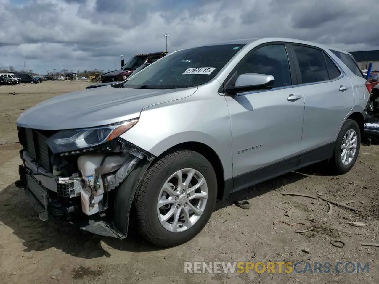 1 Photograph of a damaged car 3GNAXKEV8MS151951 CHEVROLET EQUINOX 2021