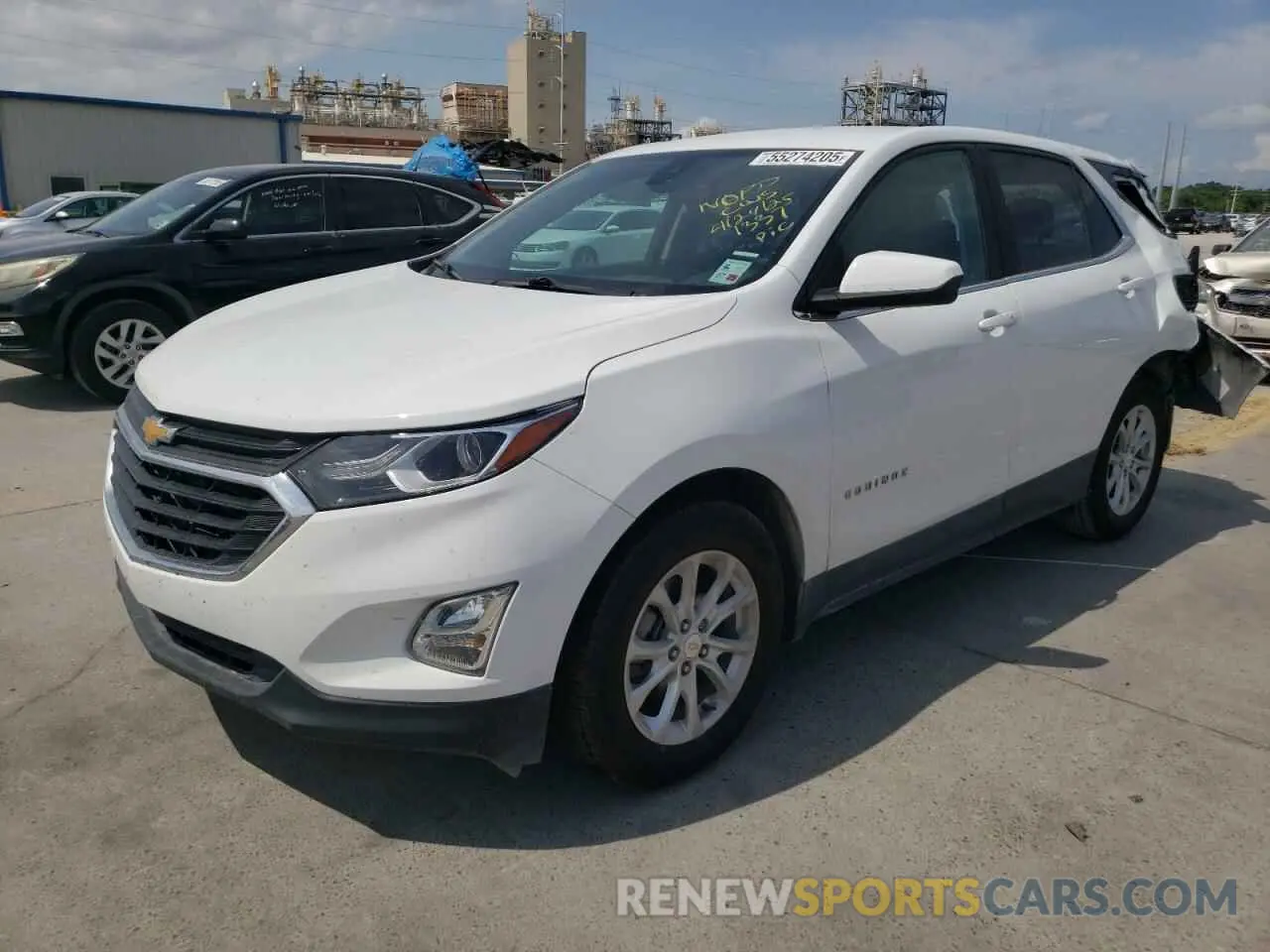 1 Photograph of a damaged car 3GNAXKEV8MS181337 CHEVROLET EQUINOX 2021