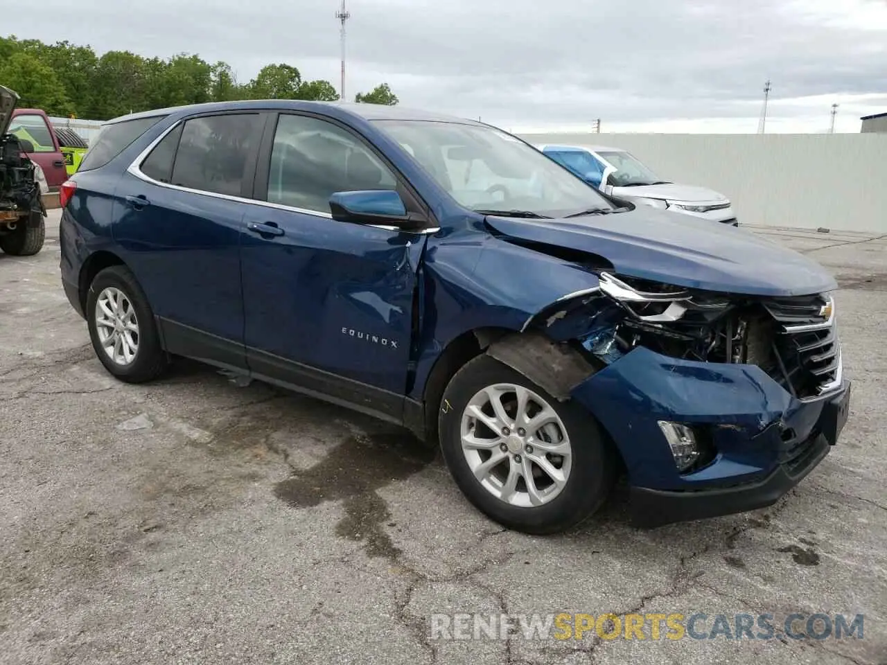 4 Photograph of a damaged car 3GNAXKEV9ML343373 CHEVROLET EQUINOX 2021