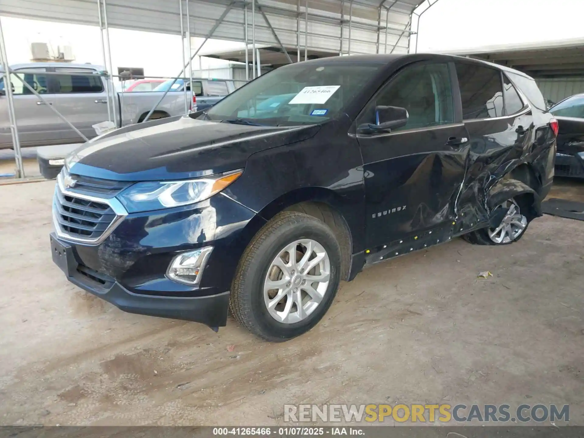 2 Photograph of a damaged car 3GNAXKEV9MS122149 CHEVROLET EQUINOX 2021