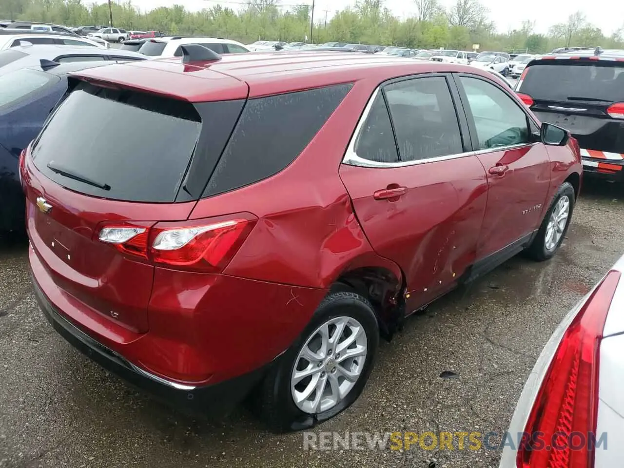 3 Photograph of a damaged car 3GNAXKEVXML341566 CHEVROLET EQUINOX 2021
