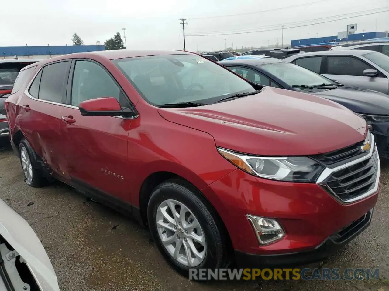 4 Photograph of a damaged car 3GNAXKEVXML341566 CHEVROLET EQUINOX 2021