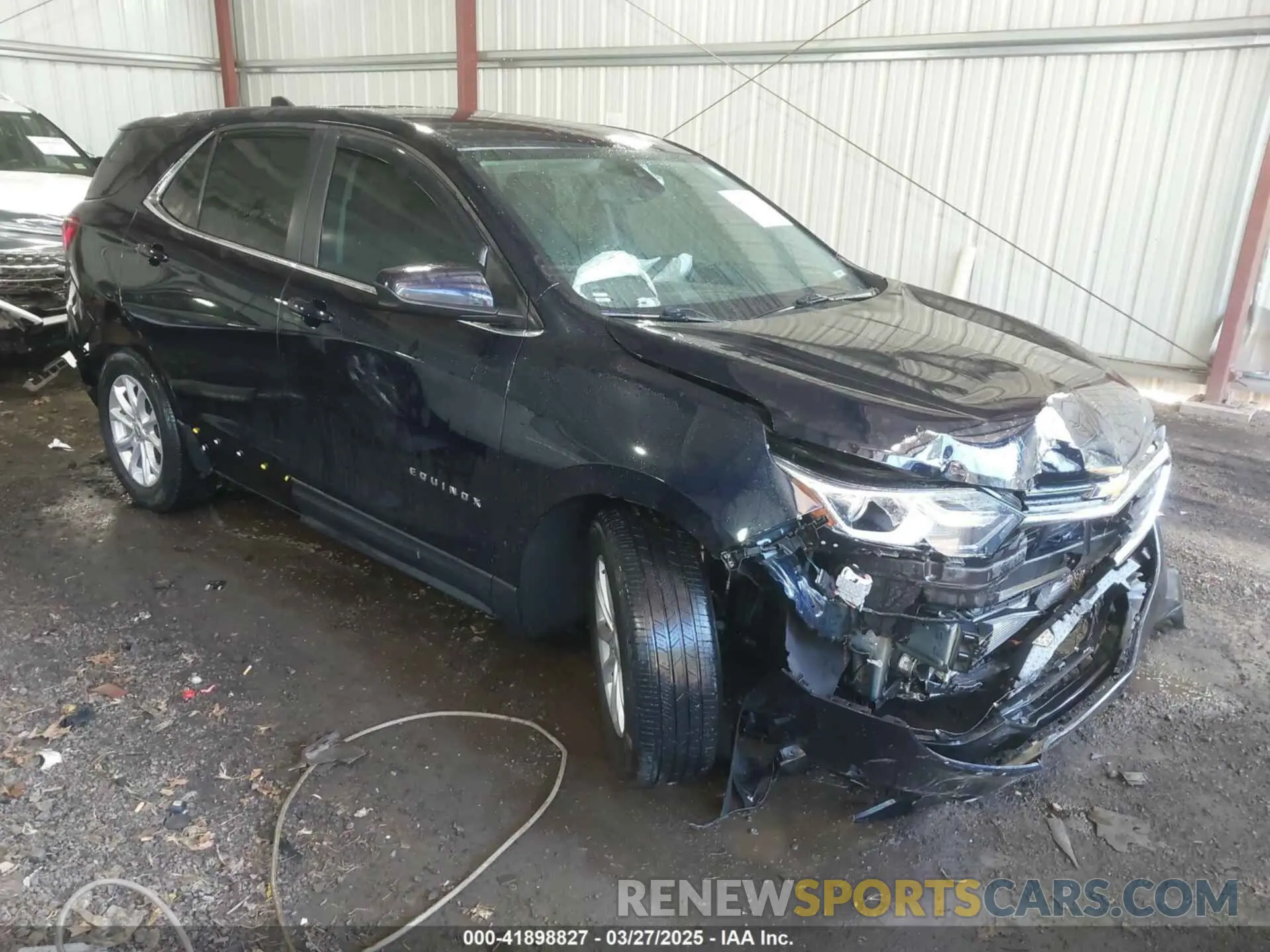 1 Photograph of a damaged car 3GNAXKEVXMS125514 CHEVROLET EQUINOX 2021