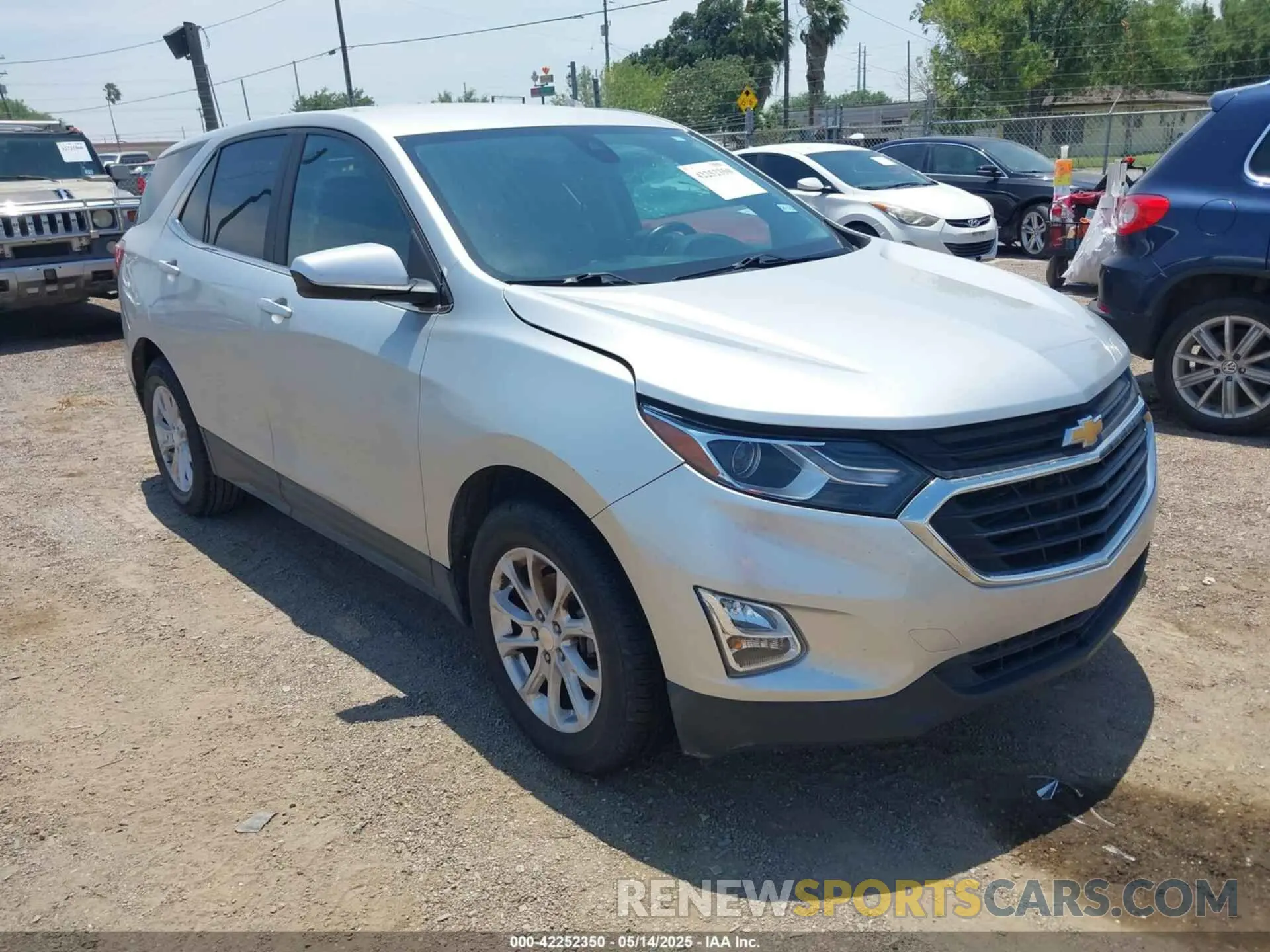 1 Photograph of a damaged car 3GNAXKEVXMS172106 CHEVROLET EQUINOX 2021
