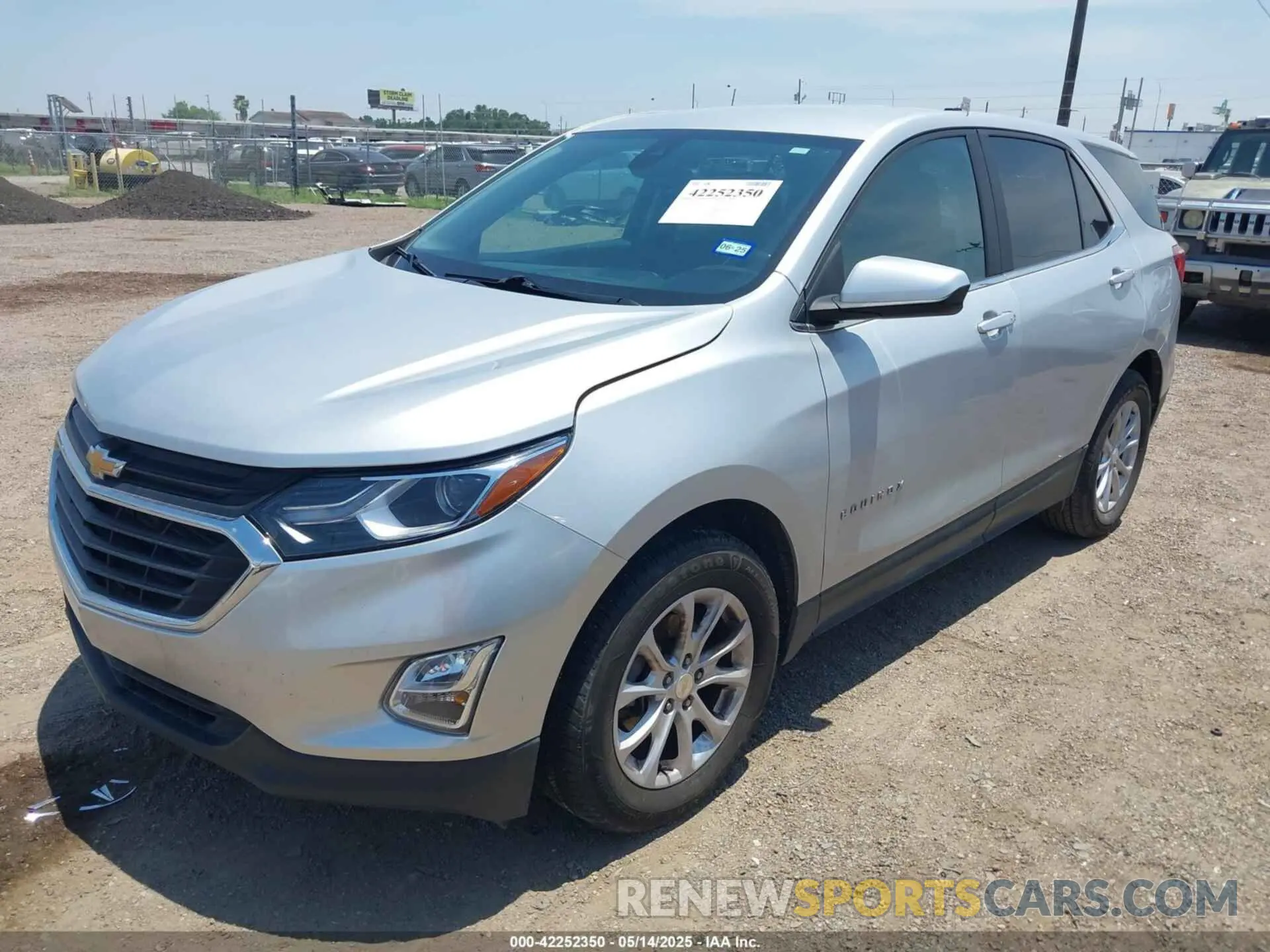2 Photograph of a damaged car 3GNAXKEVXMS172106 CHEVROLET EQUINOX 2021