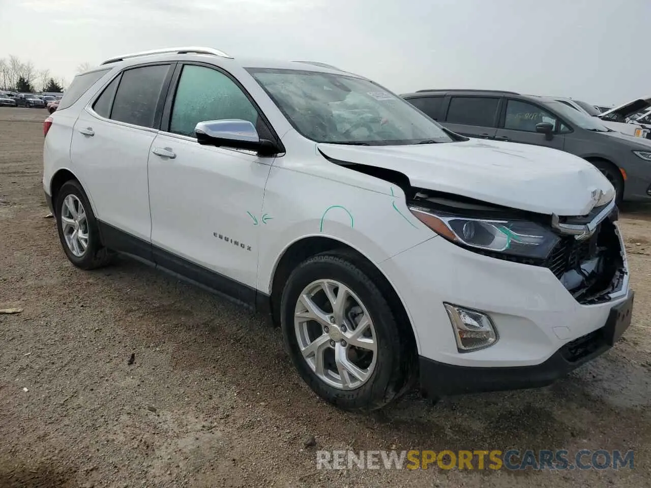 4 Photograph of a damaged car 3GNAXNEV1MS109834 CHEVROLET EQUINOX 2021