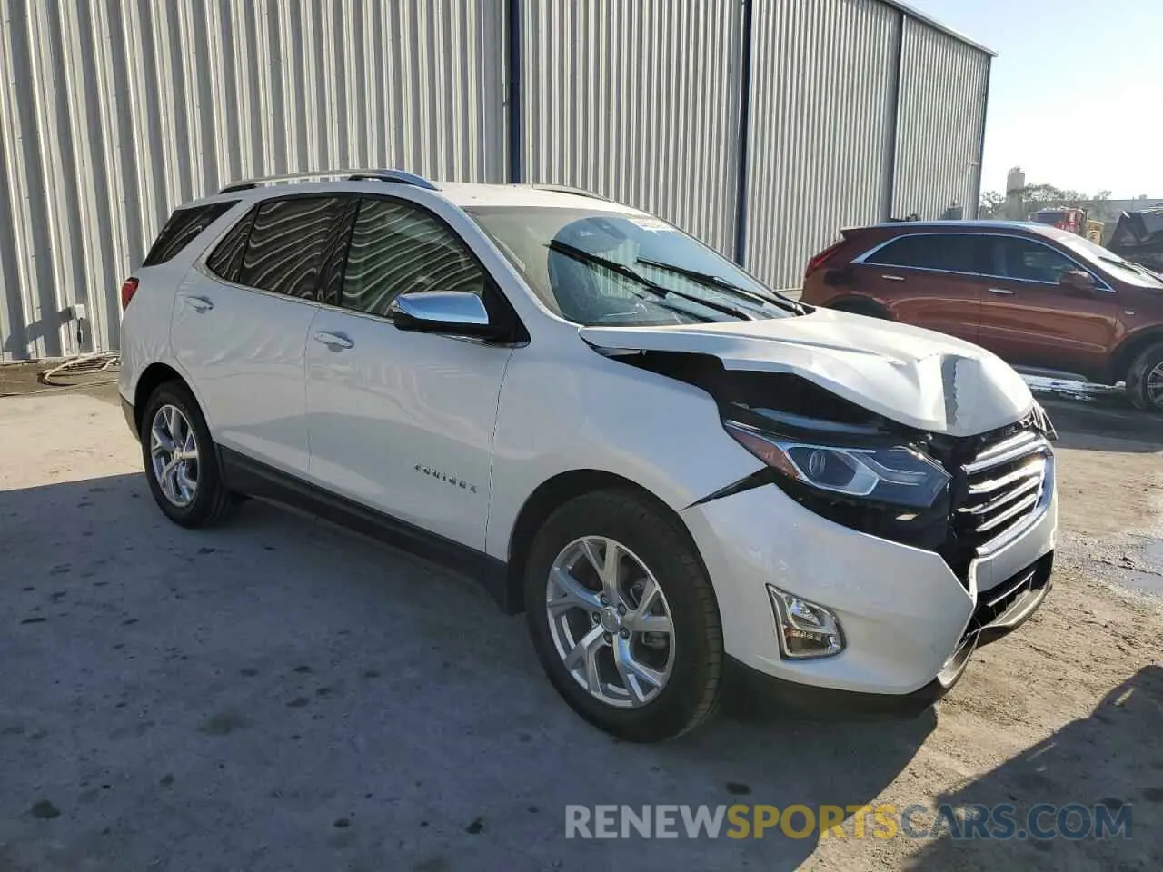 4 Photograph of a damaged car 3GNAXNEV4MS145582 CHEVROLET EQUINOX 2021