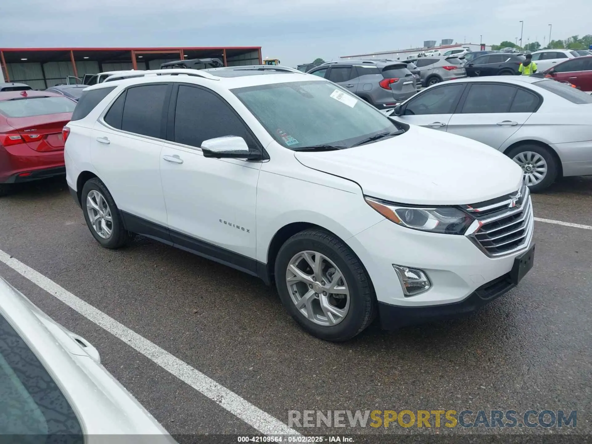 1 Photograph of a damaged car 3GNAXNEV5MS160043 CHEVROLET EQUINOX 2021