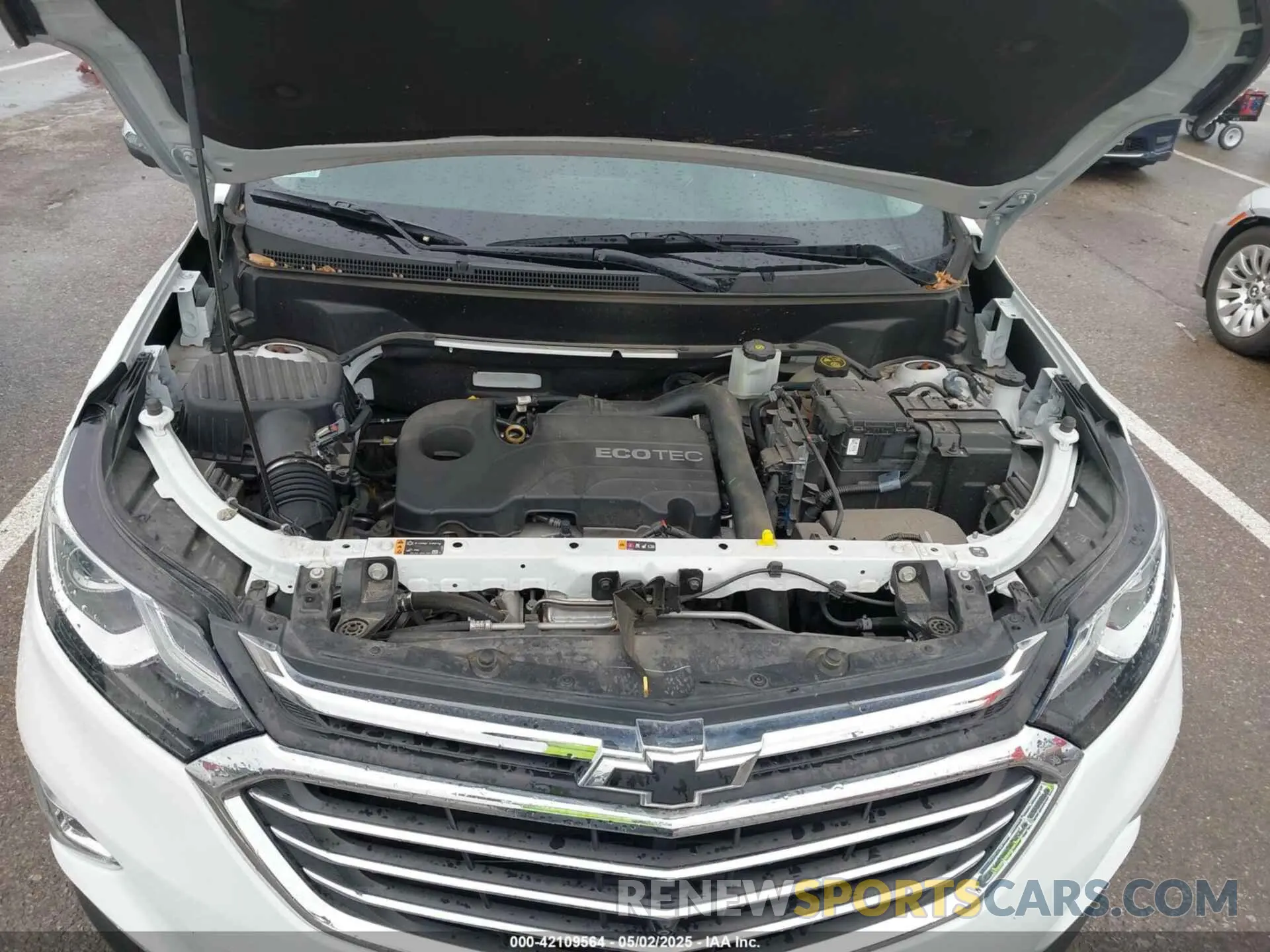 10 Photograph of a damaged car 3GNAXNEV5MS160043 CHEVROLET EQUINOX 2021