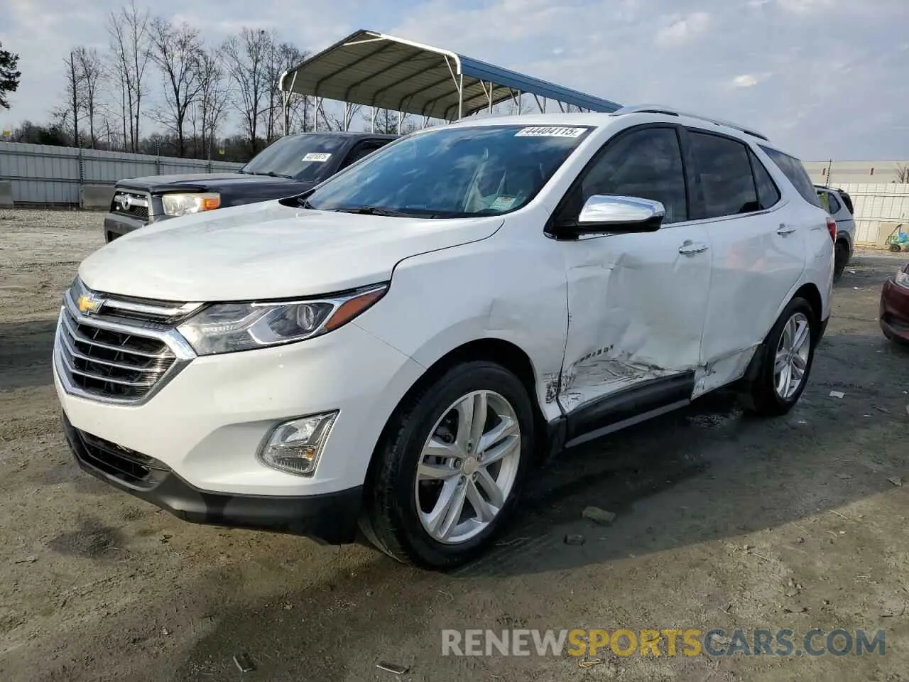1 Photograph of a damaged car 3GNAXNEV7MS182867 CHEVROLET EQUINOX 2021
