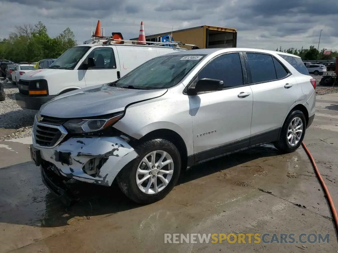 1 Photograph of a damaged car 3GNAXSEV0MS110973 CHEVROLET EQUINOX 2021