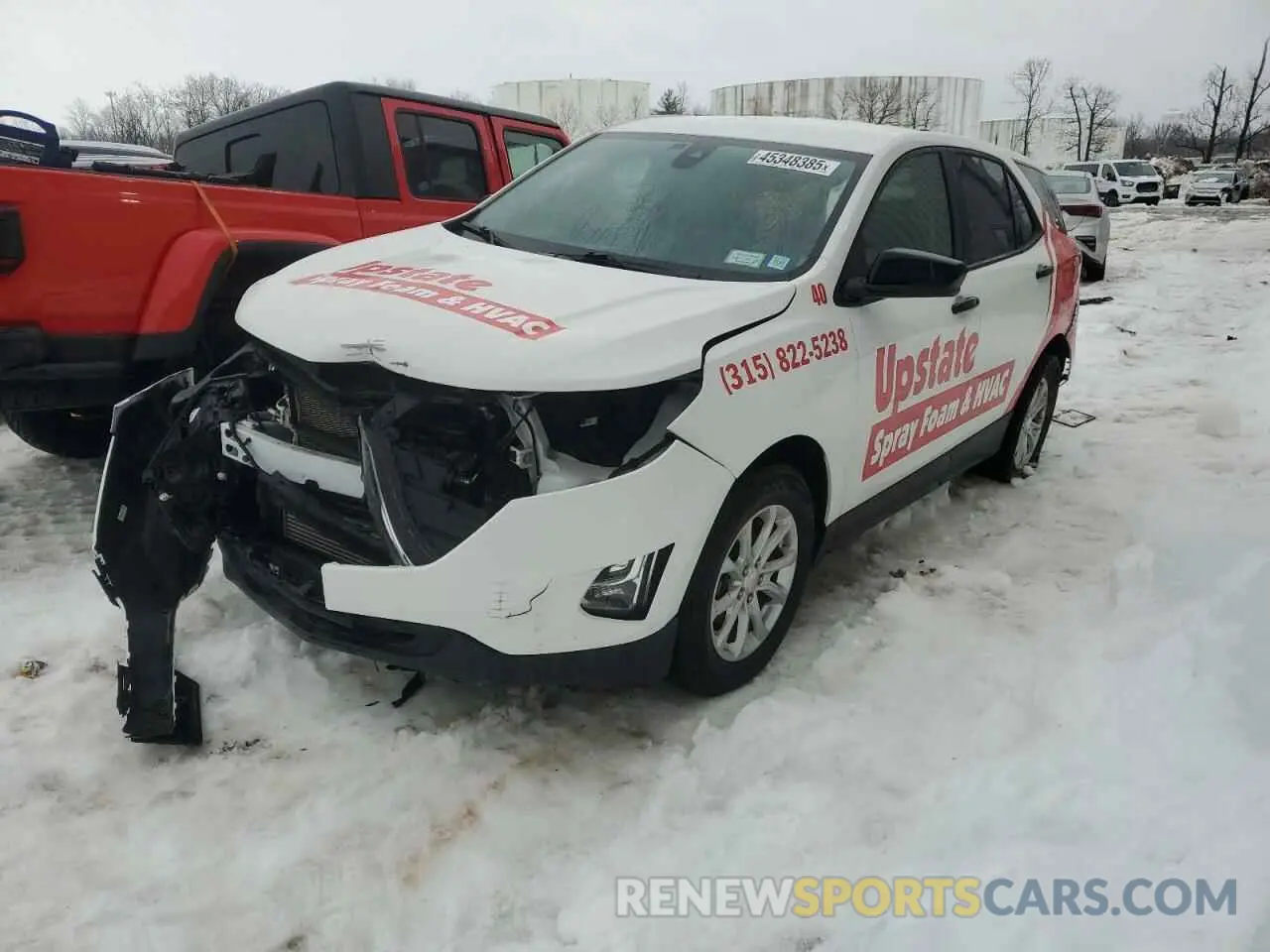 1 Photograph of a damaged car 3GNAXSEV2MS106245 CHEVROLET EQUINOX 2021