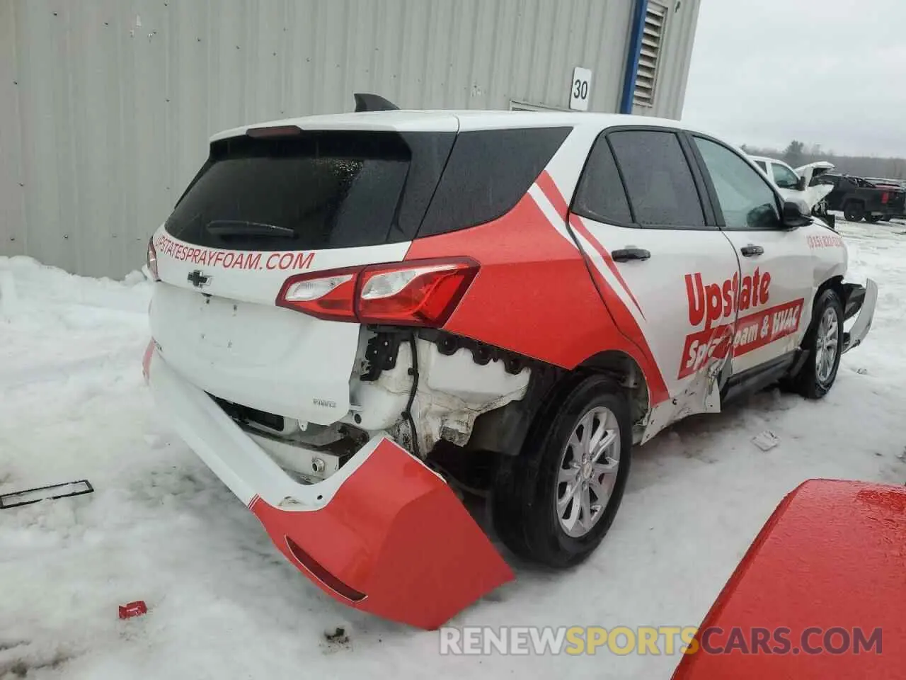 3 Photograph of a damaged car 3GNAXSEV2MS106245 CHEVROLET EQUINOX 2021