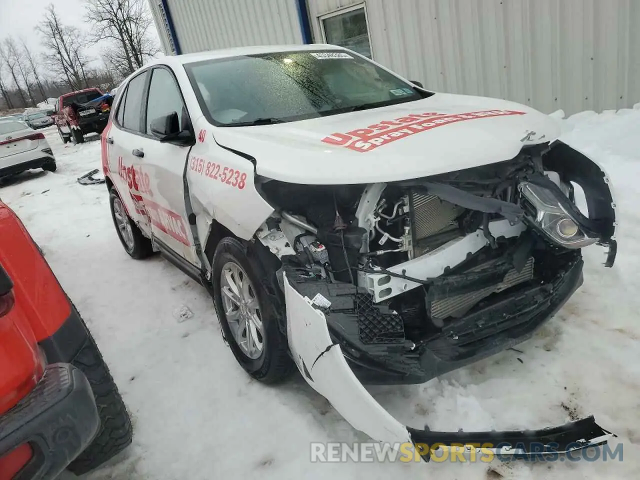 4 Photograph of a damaged car 3GNAXSEV2MS106245 CHEVROLET EQUINOX 2021