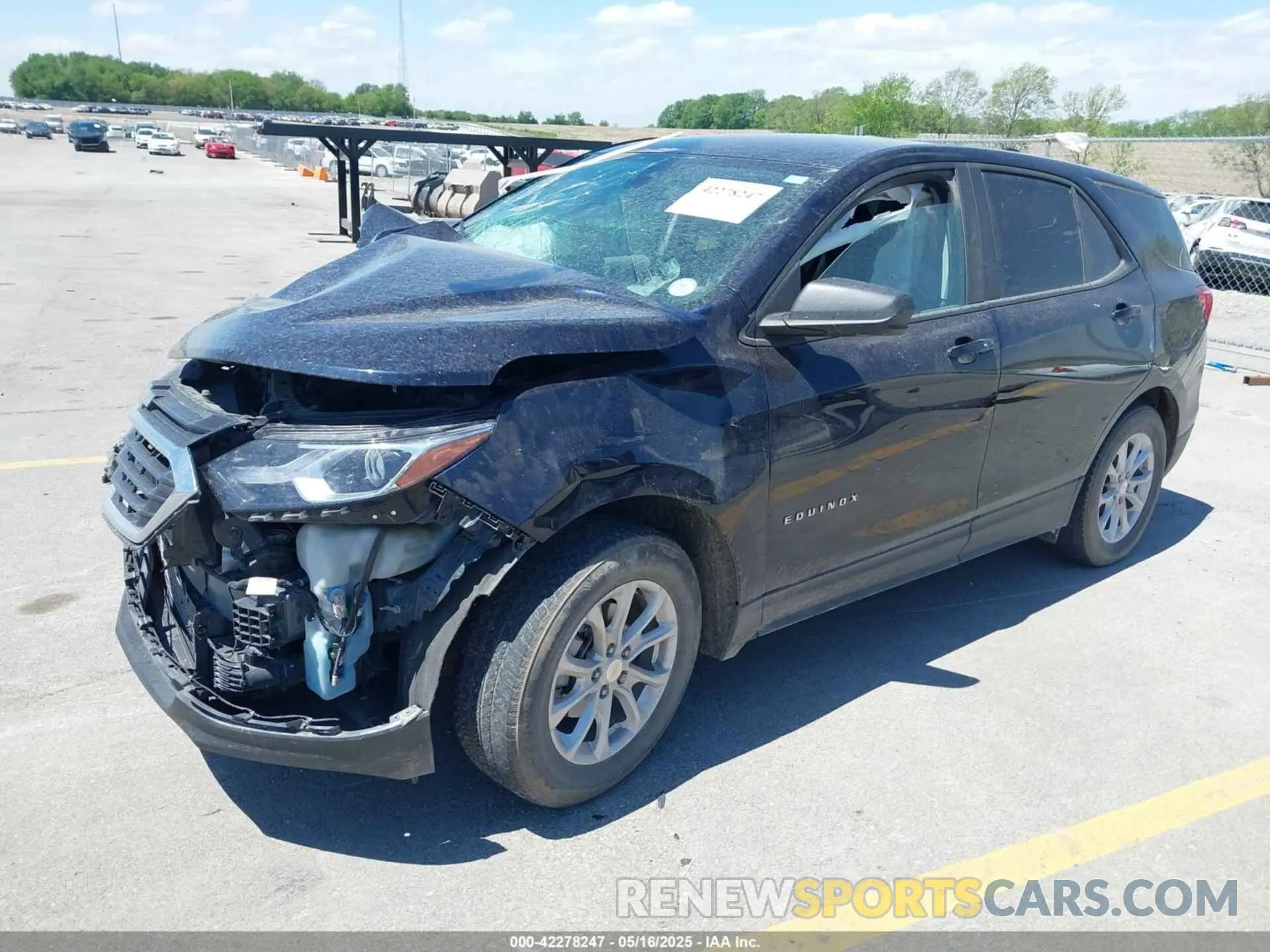 2 Photograph of a damaged car 3GNAXSEV5MS116915 CHEVROLET EQUINOX 2021