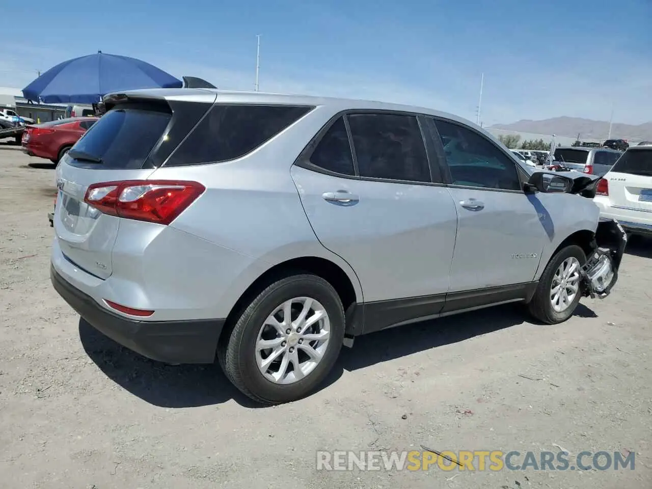 3 Photograph of a damaged car 3GNAXSEV8MS107898 CHEVROLET EQUINOX 2021
