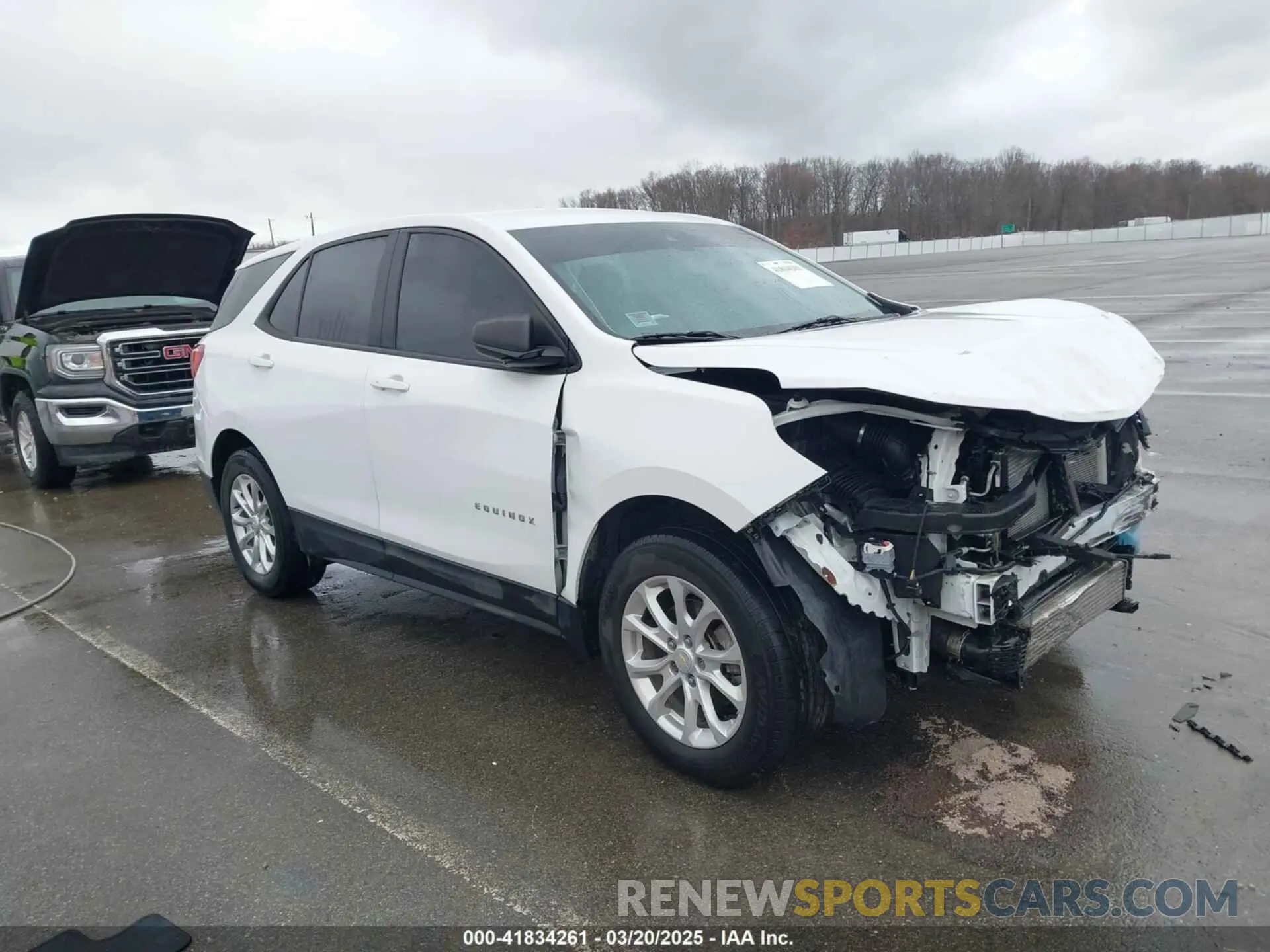 1 Photograph of a damaged car 3GNAXSEV9MS107344 CHEVROLET EQUINOX 2021