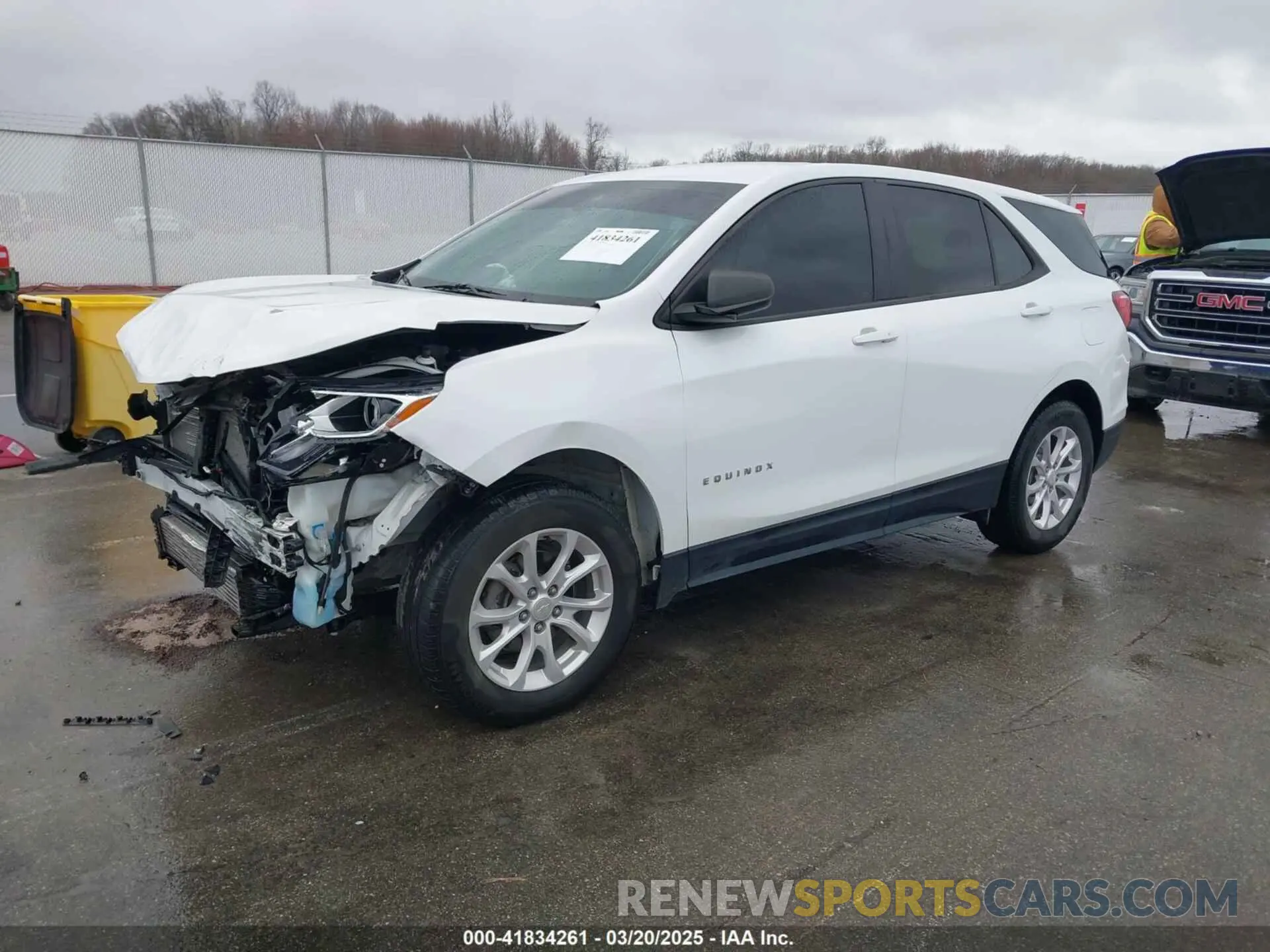 2 Photograph of a damaged car 3GNAXSEV9MS107344 CHEVROLET EQUINOX 2021