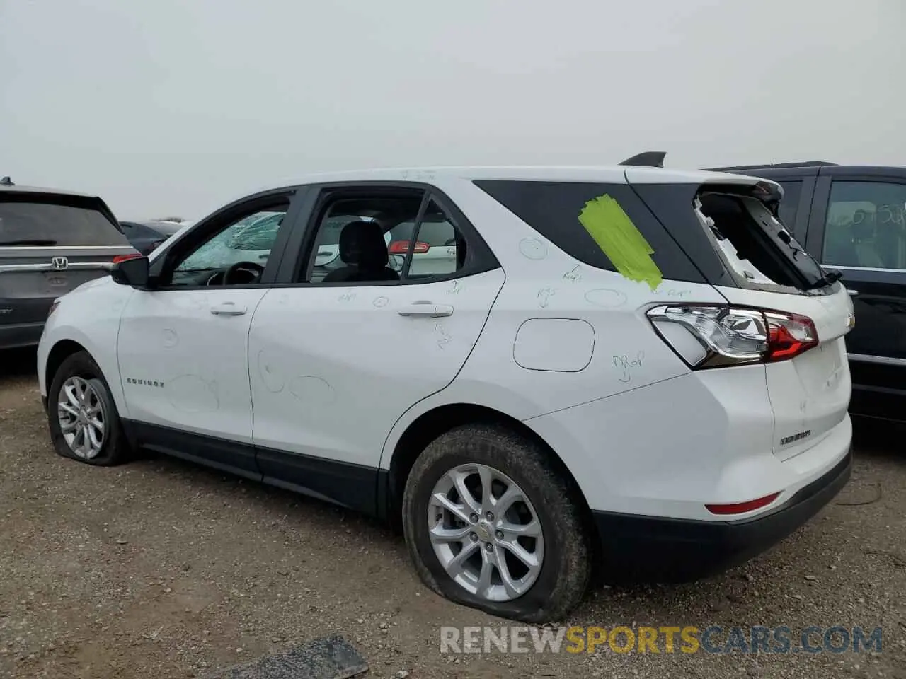 2 Photograph of a damaged car 3GNAXSEV9MS133071 CHEVROLET EQUINOX 2021