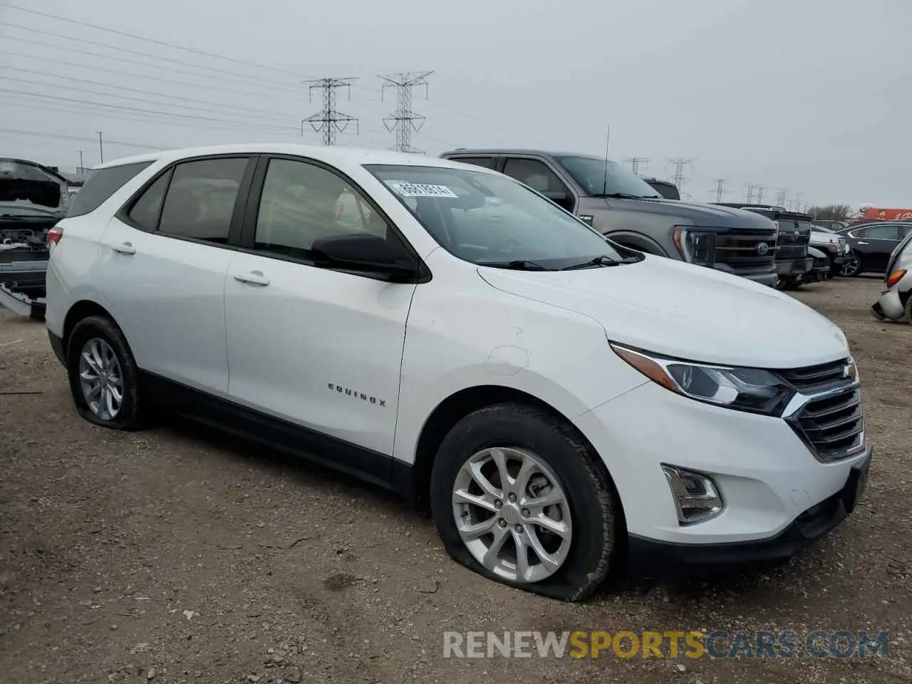 4 Photograph of a damaged car 3GNAXSEV9MS133071 CHEVROLET EQUINOX 2021