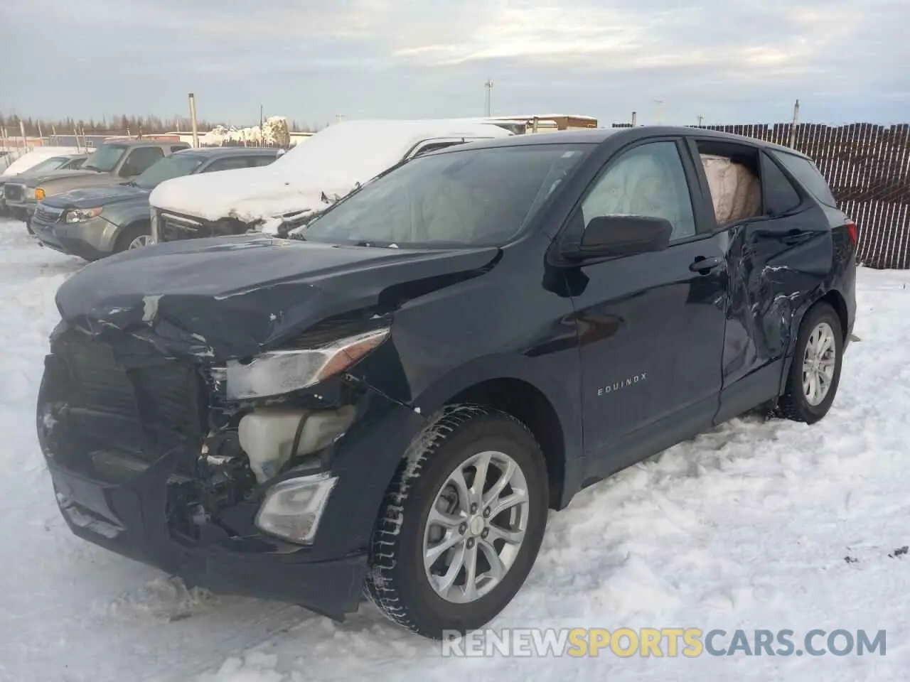 1 Photograph of a damaged car 3GNAXSEV9MS143826 CHEVROLET EQUINOX 2021