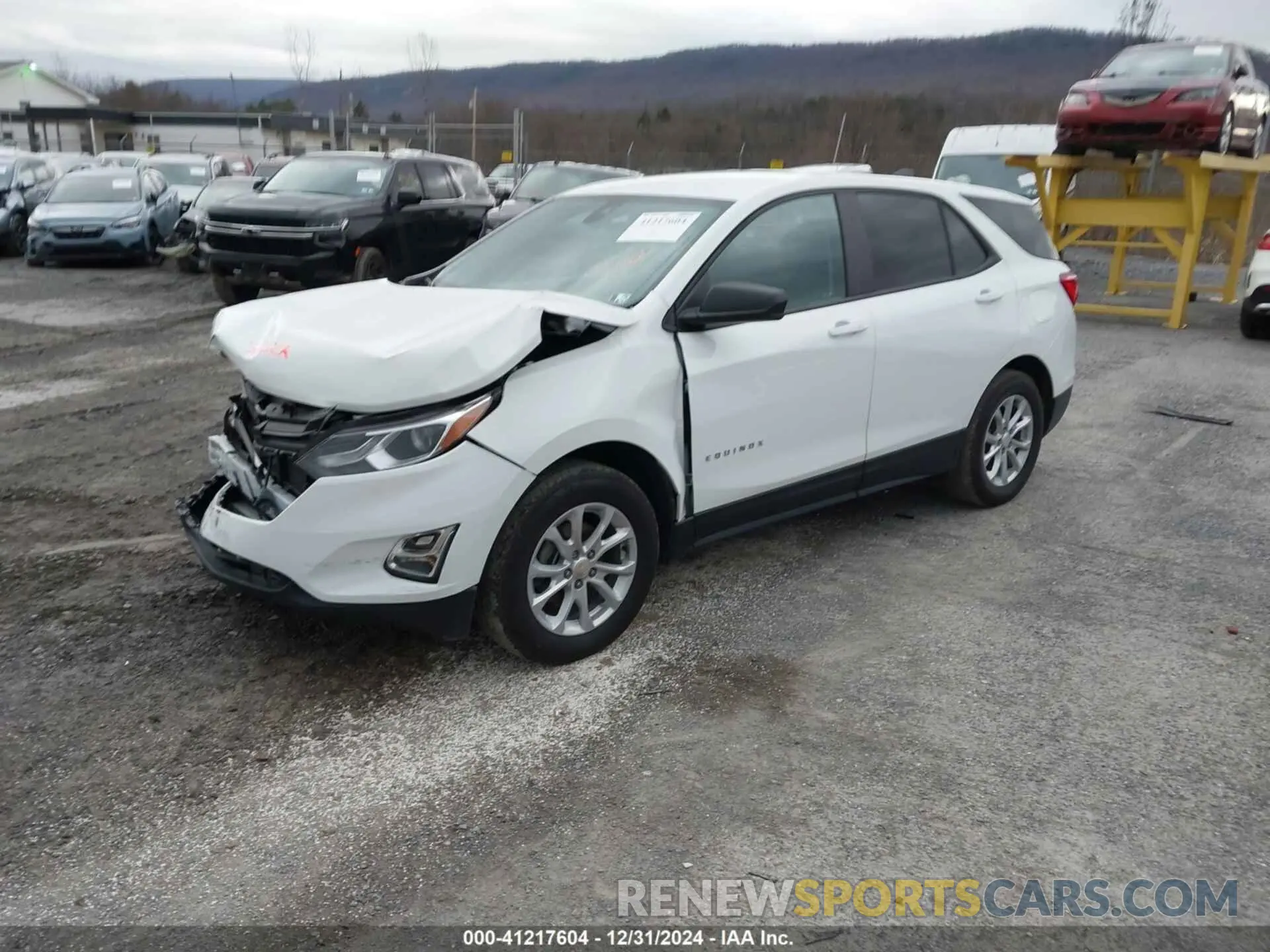 2 Photograph of a damaged car 3GNAXSEV9MS154261 CHEVROLET EQUINOX 2021