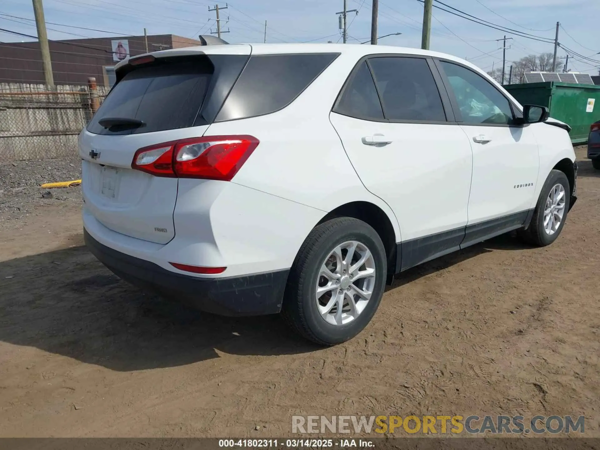 4 Photograph of a damaged car 3GNAXSEVXMS101102 CHEVROLET EQUINOX 2021