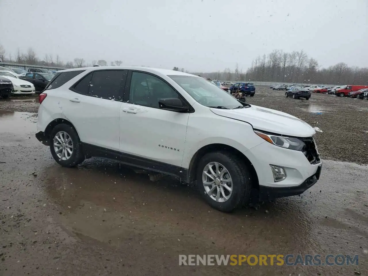 4 Photograph of a damaged car 3GNAXSEVXMS163731 CHEVROLET EQUINOX 2021
