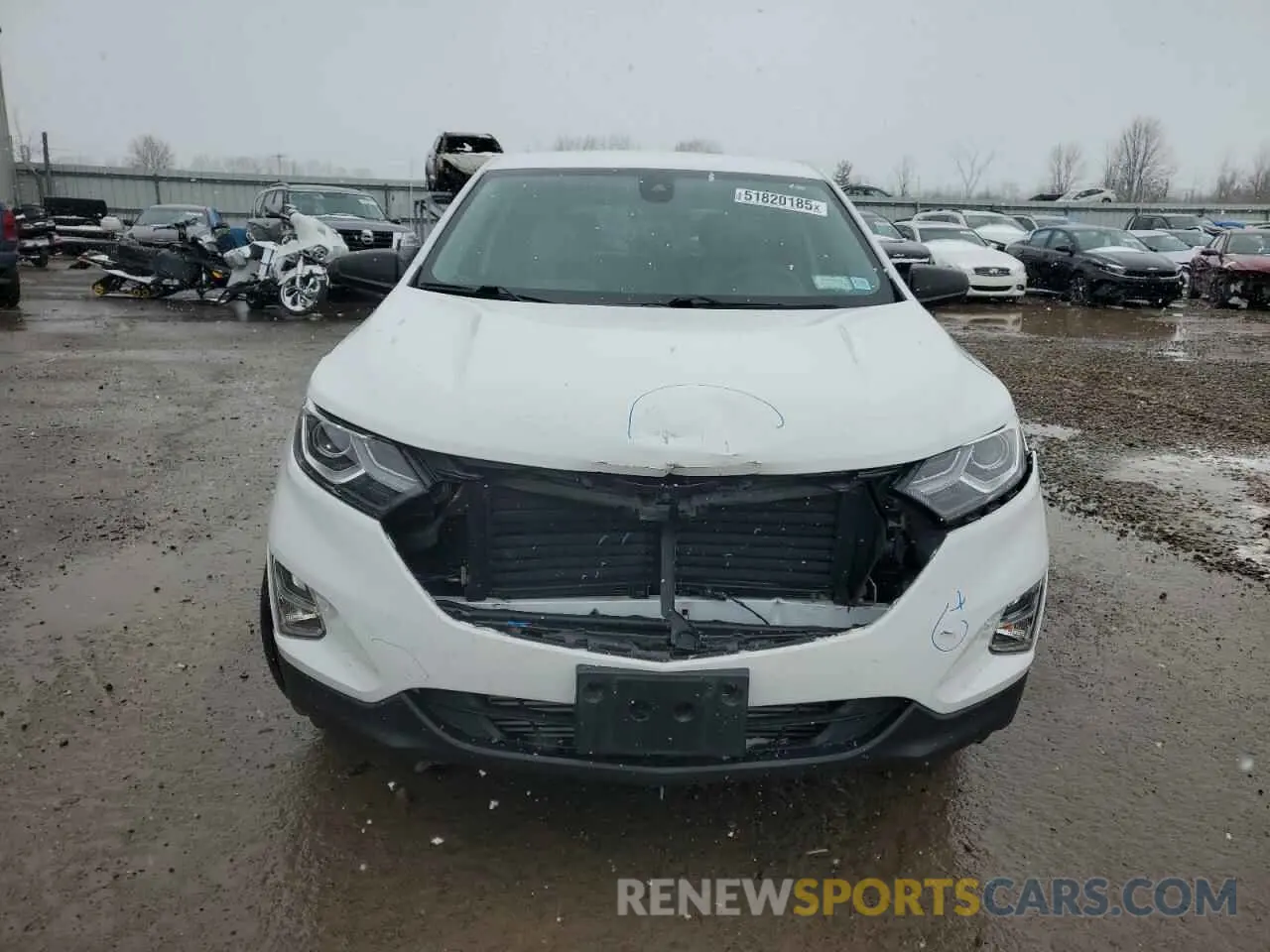 5 Photograph of a damaged car 3GNAXSEVXMS163731 CHEVROLET EQUINOX 2021