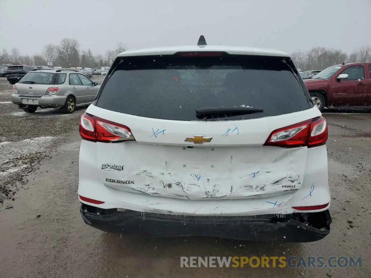 6 Photograph of a damaged car 3GNAXSEVXMS163731 CHEVROLET EQUINOX 2021
