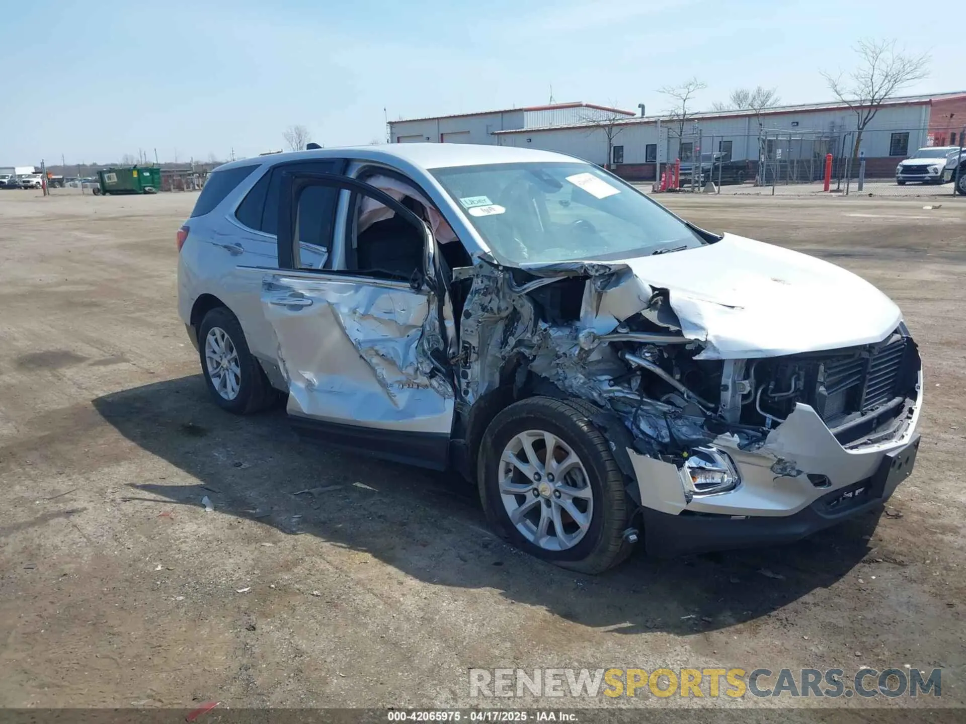 1 Photograph of a damaged car 3GNAXTEV0MS161170 CHEVROLET EQUINOX 2021