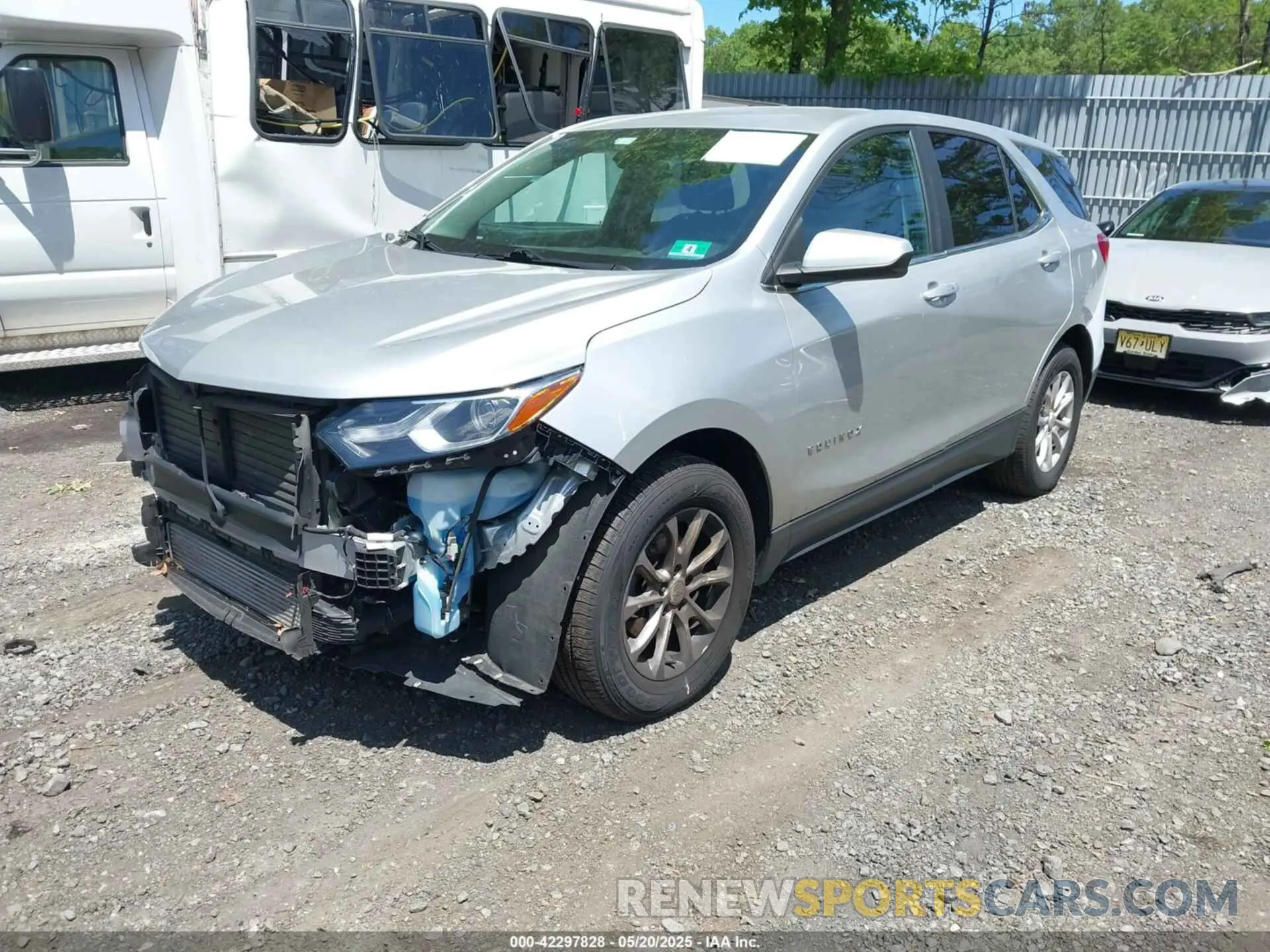 2 Photograph of a damaged car 3GNAXTEV1MS160948 CHEVROLET EQUINOX 2021