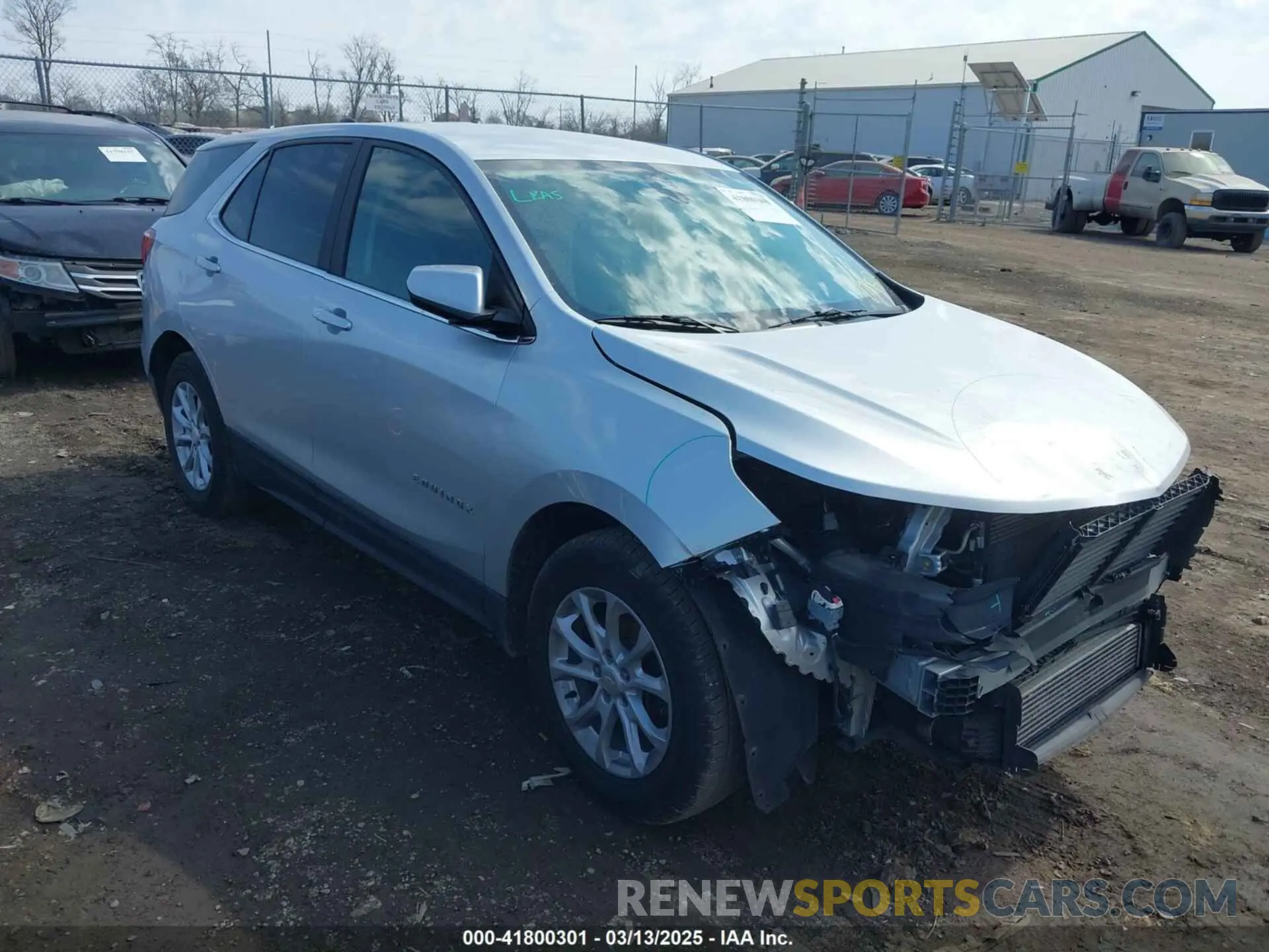 1 Photograph of a damaged car 3GNAXTEV1MS162294 CHEVROLET EQUINOX 2021