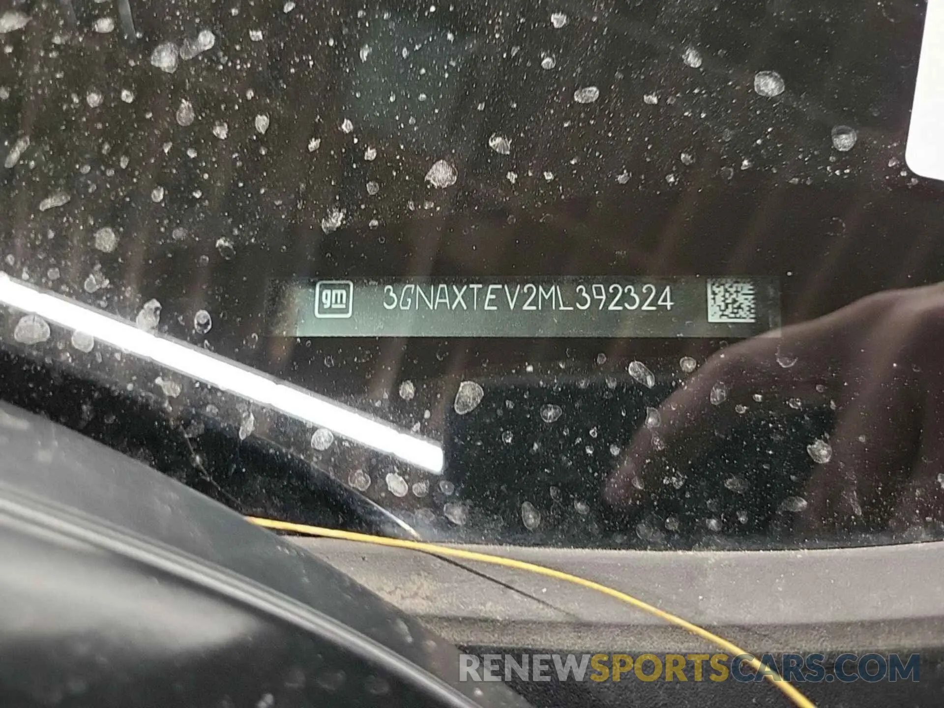 7 Photograph of a damaged car 3GNAXTEV2ML392324 CHEVROLET EQUINOX 2021