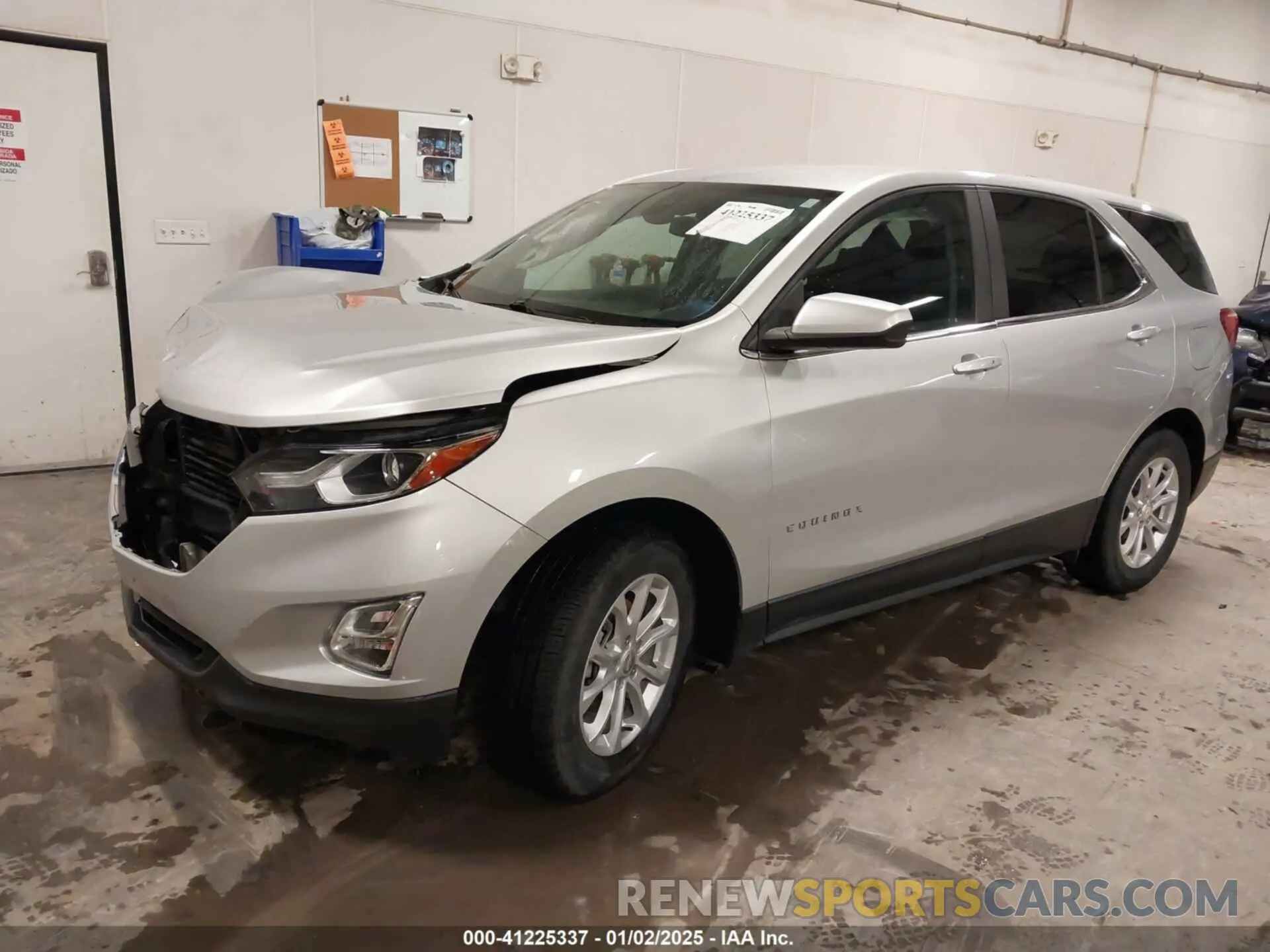 2 Photograph of a damaged car 3GNAXTEV4MS120430 CHEVROLET EQUINOX 2021