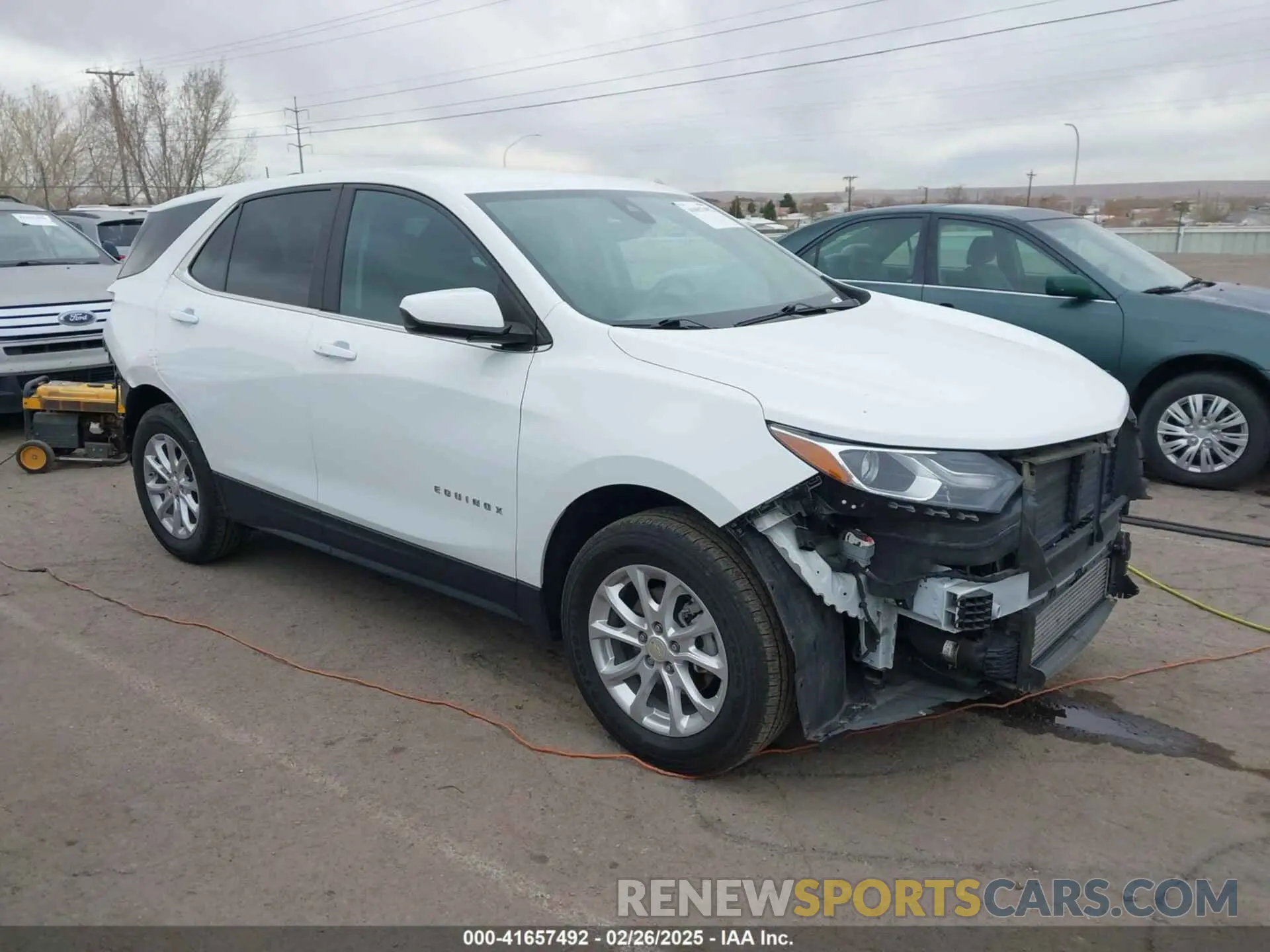 1 Photograph of a damaged car 3GNAXTEV7MS118610 CHEVROLET EQUINOX 2021