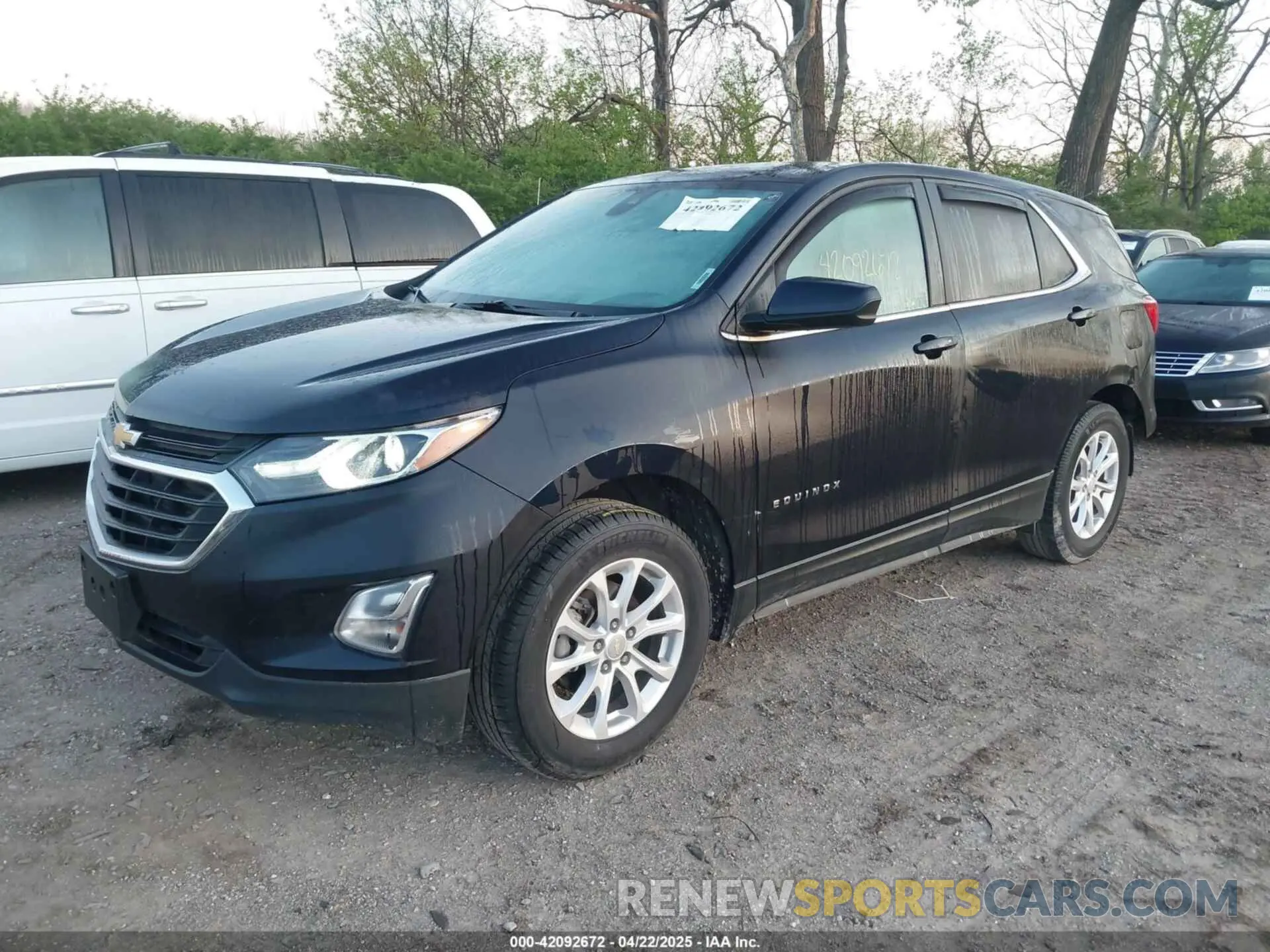 2 Photograph of a damaged car 3GNAXTEV8MS113450 CHEVROLET EQUINOX 2021
