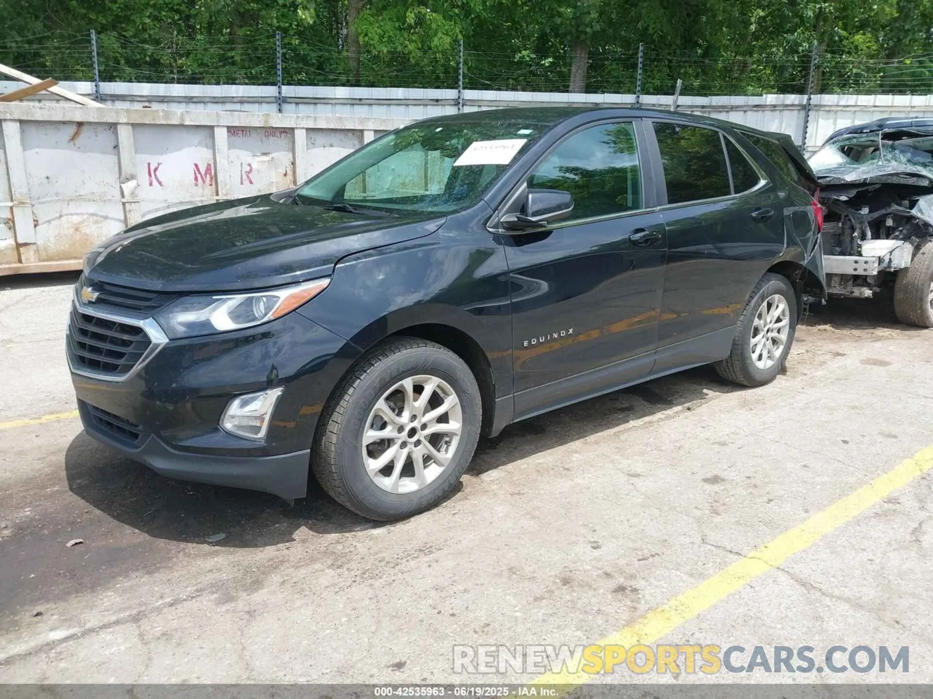2 Photograph of a damaged car 3GNAXTEVXML388070 CHEVROLET EQUINOX 2021