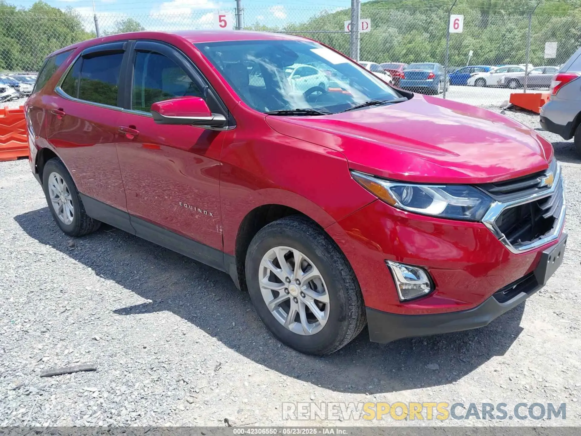 1 Photograph of a damaged car 3GNAXUEV0ML345556 CHEVROLET EQUINOX 2021