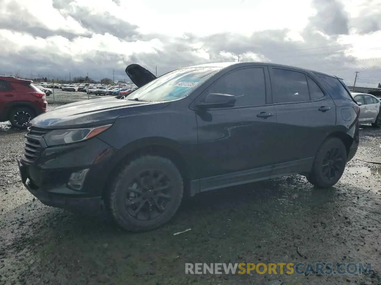 1 Photograph of a damaged car 3GNAXUEV0ML366438 CHEVROLET EQUINOX 2021