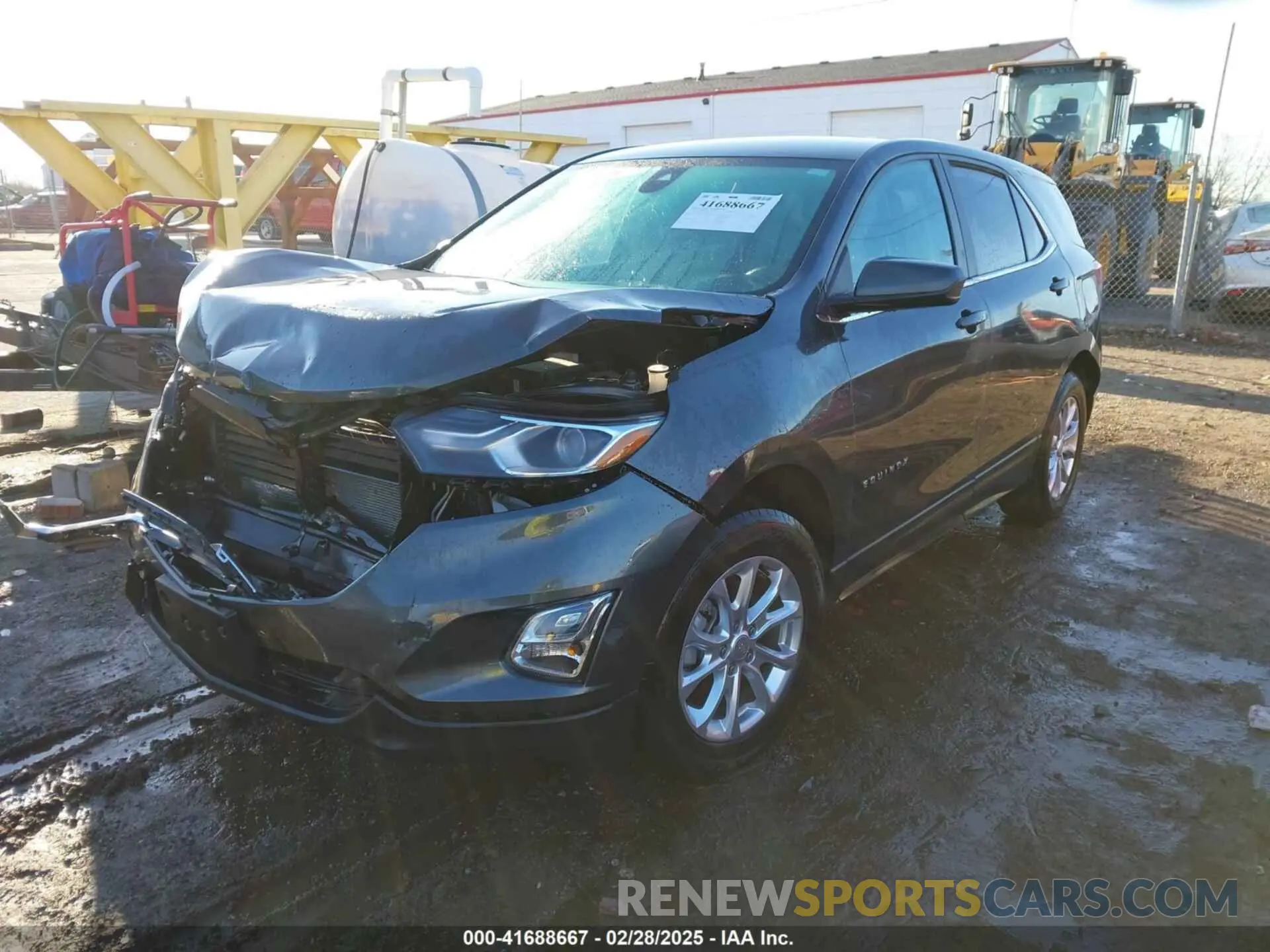 2 Photograph of a damaged car 3GNAXUEV0ML389301 CHEVROLET EQUINOX 2021