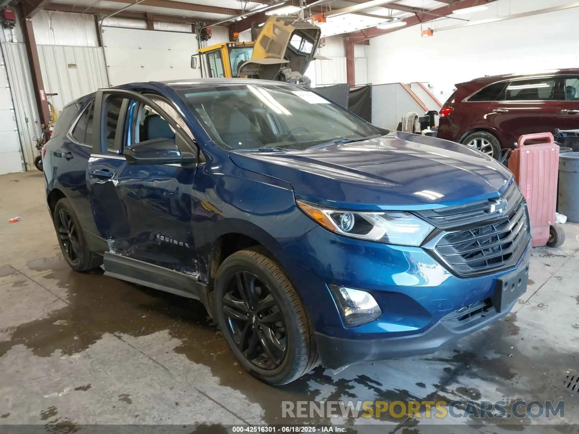 1 Photograph of a damaged car 3GNAXUEV0ML403245 CHEVROLET EQUINOX 2021