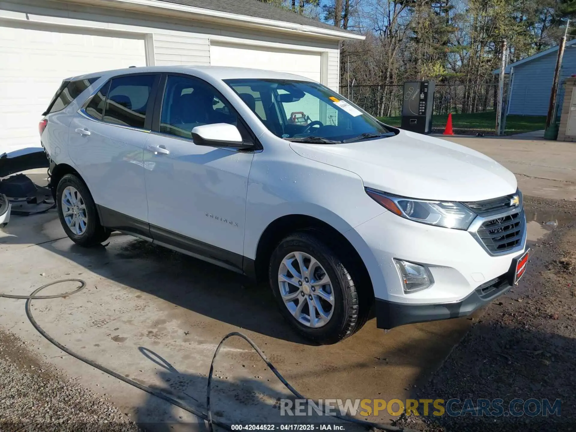 1 Photograph of a damaged car 3GNAXUEV0MS128062 CHEVROLET EQUINOX 2021