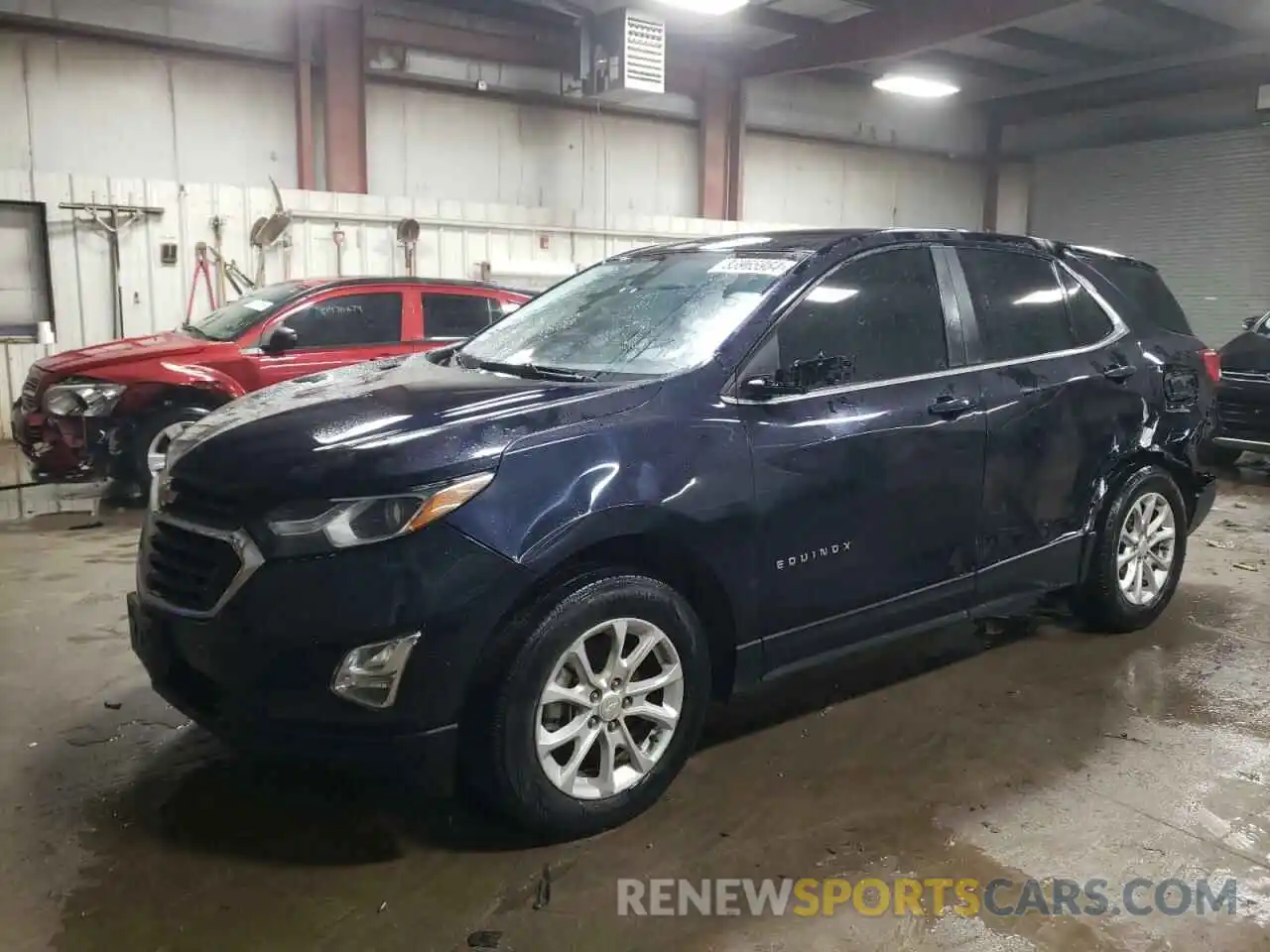 1 Photograph of a damaged car 3GNAXUEV0MS128076 CHEVROLET EQUINOX 2021